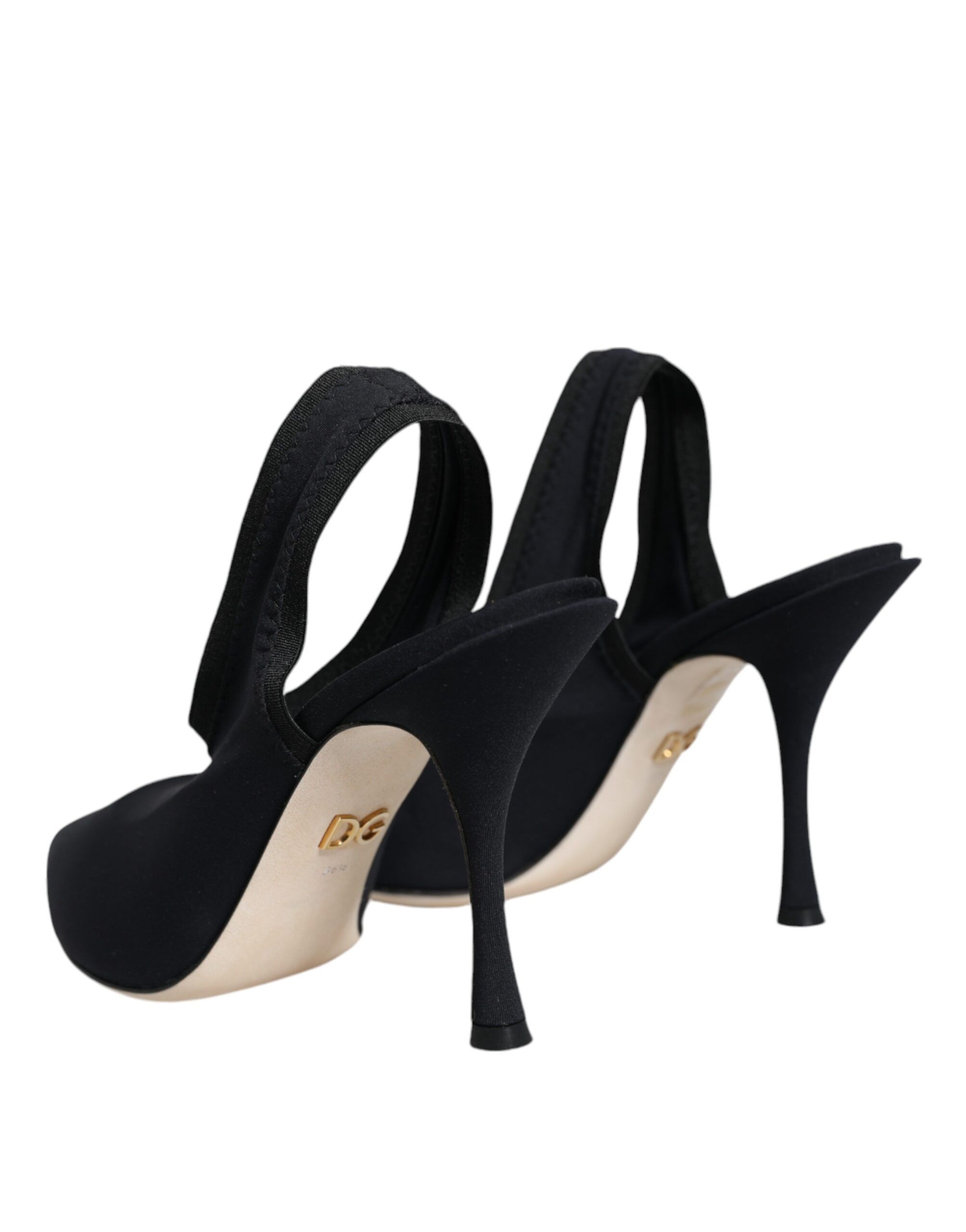 Jersey Stretch Heels Slingback Women's Shoes - Dolce & Gabbana - Modalova