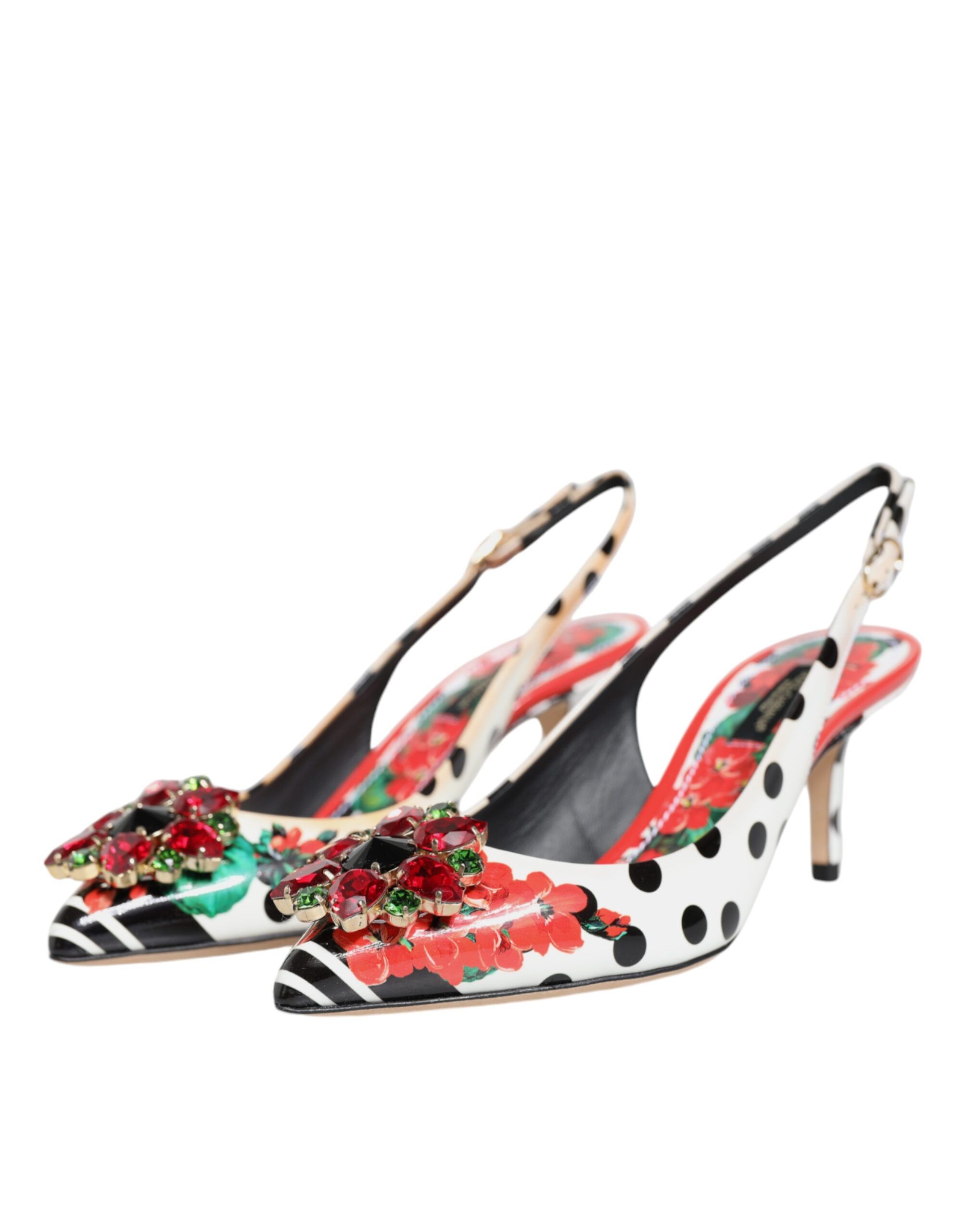 Crystal Heels Slingback Women's Shoes (Pre-Owned) - Dolce & Gabbana - Modalova
