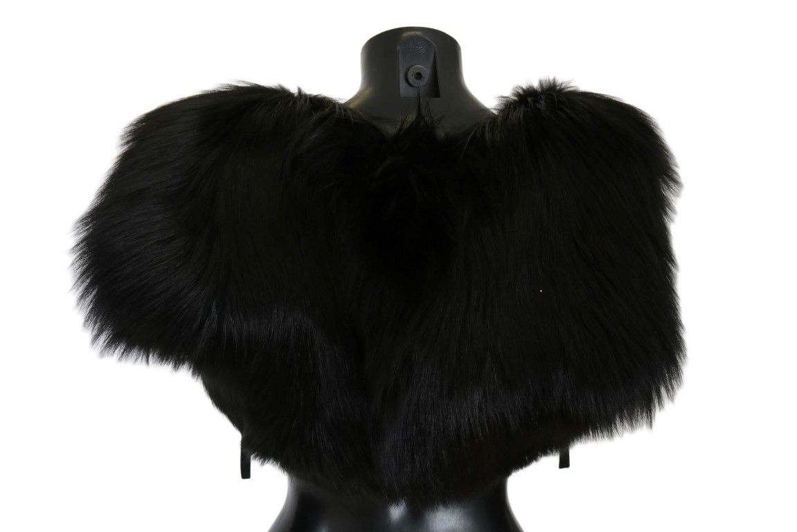 Silver Fox Fur Women's Scarf - Dolce & Gabbana - Modalova