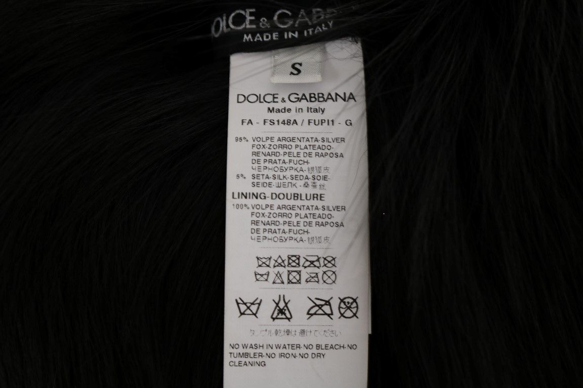 Silver Fox Fur Women's Scarf - Dolce & Gabbana - Modalova