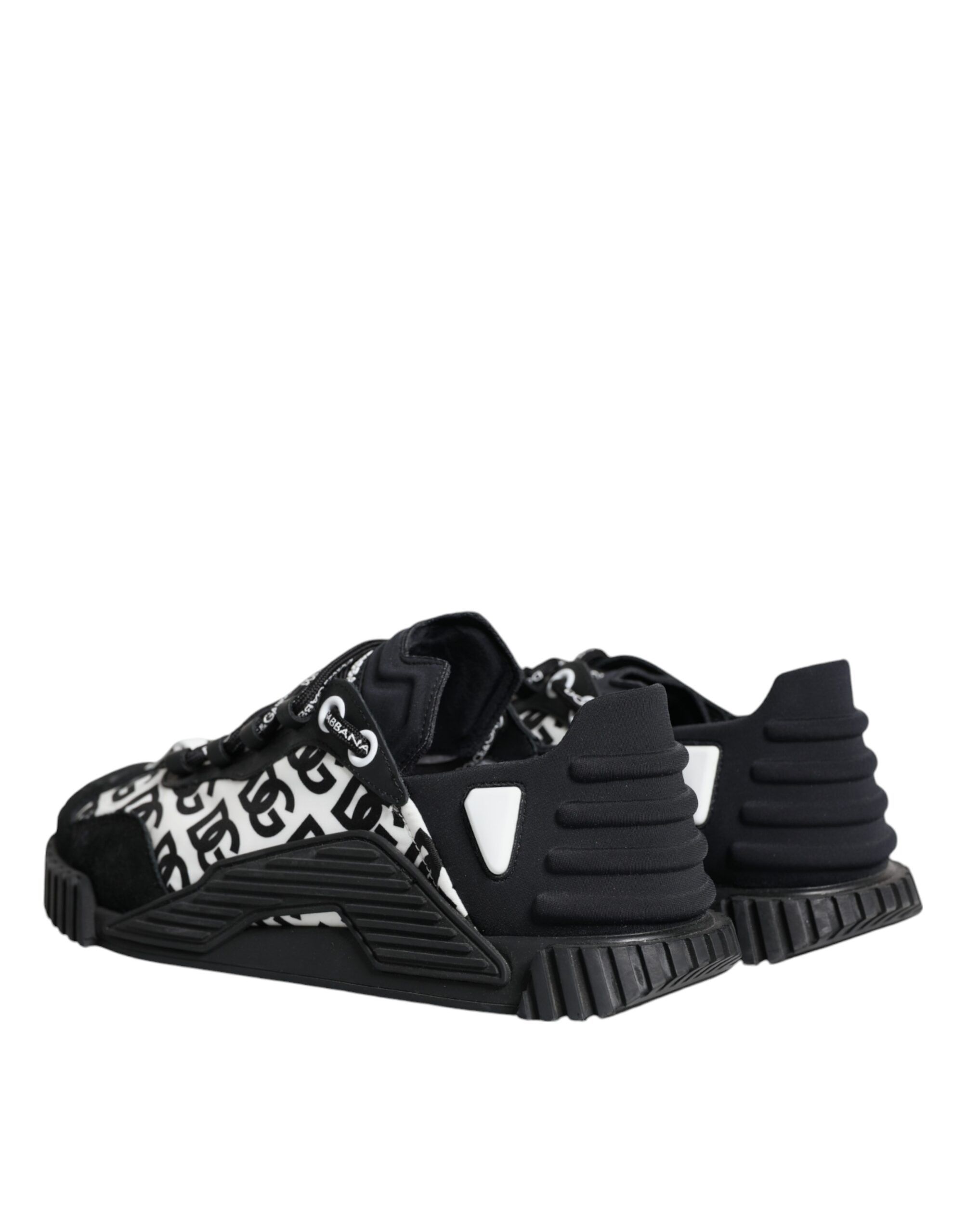 Black Logo Lace Up Low Top NS1 Sneakers Men's Shoes (Pre-Owned) - Dolce & Gabbana - Modalova