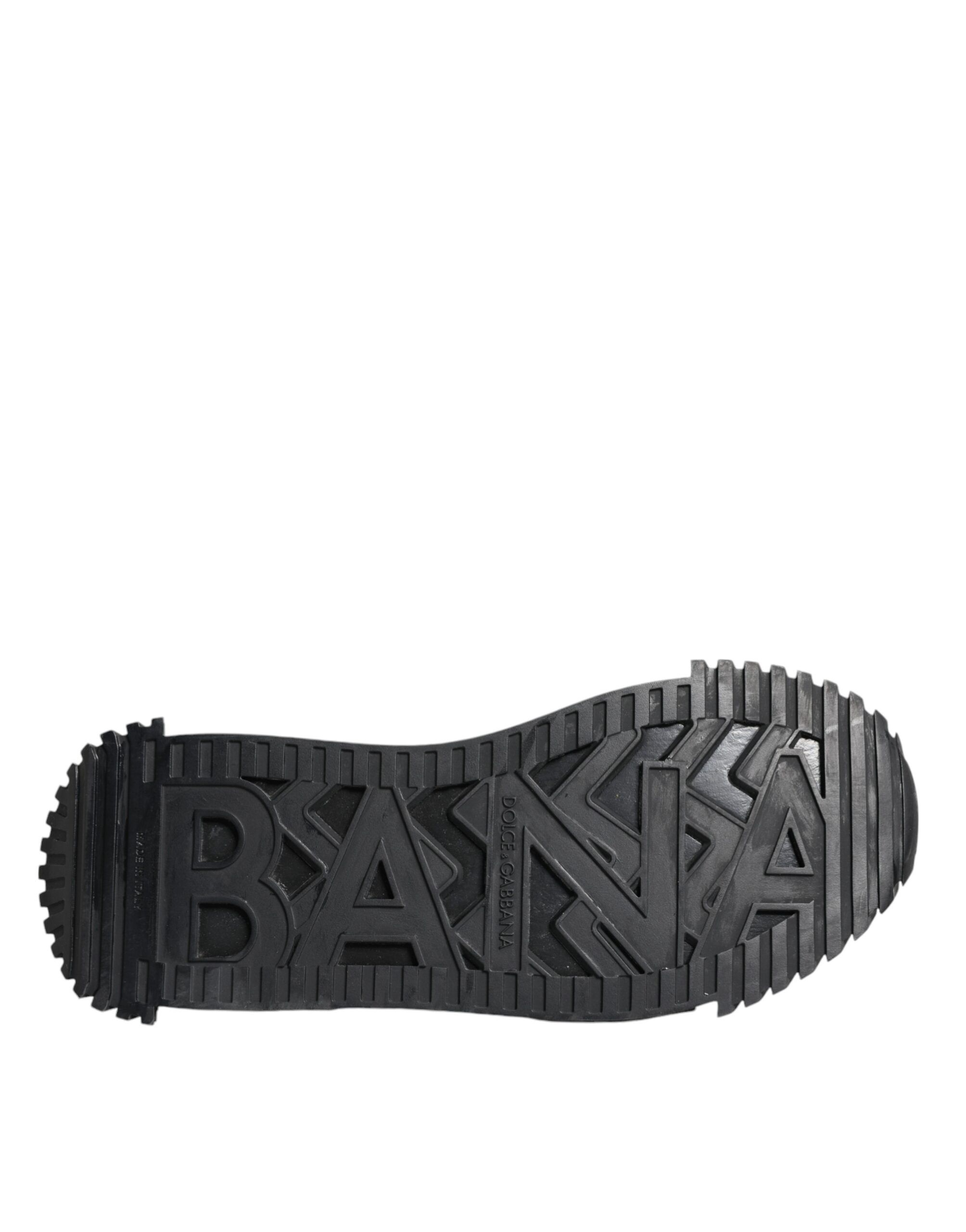 Black Logo Lace Up Low Top NS1 Sneakers Men's Shoes (Pre-Owned) - Dolce & Gabbana - Modalova