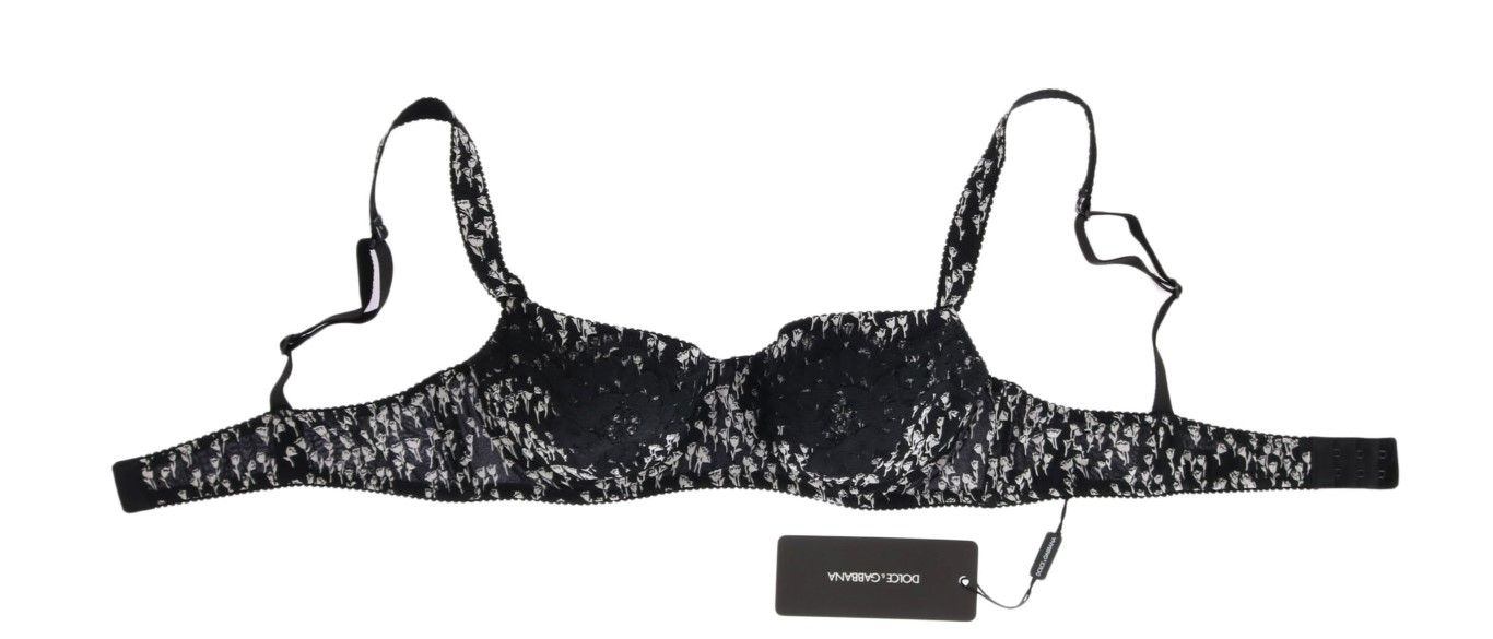 Silk White Lace Stretch Underwear Women's Bra - Dolce & Gabbana - Modalova