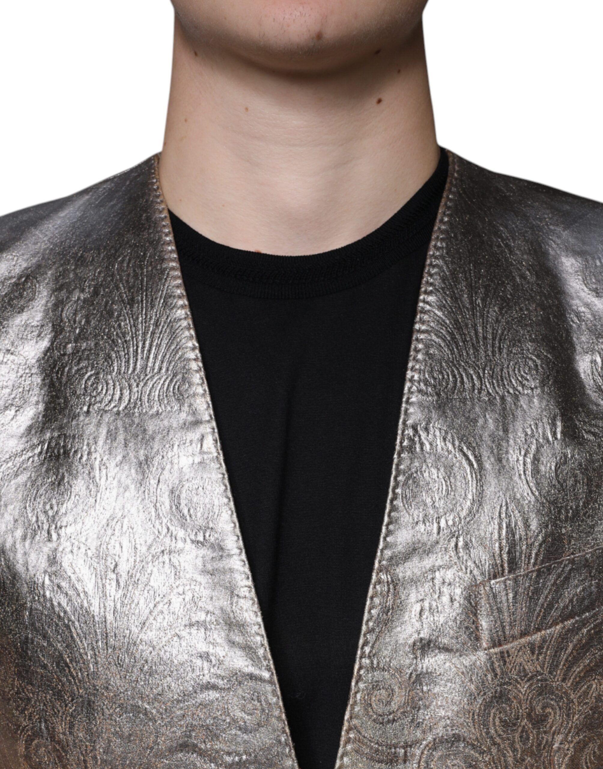 Jacquard Single Breasted Dress Men's Blazer - Dolce & Gabbana - Modalova