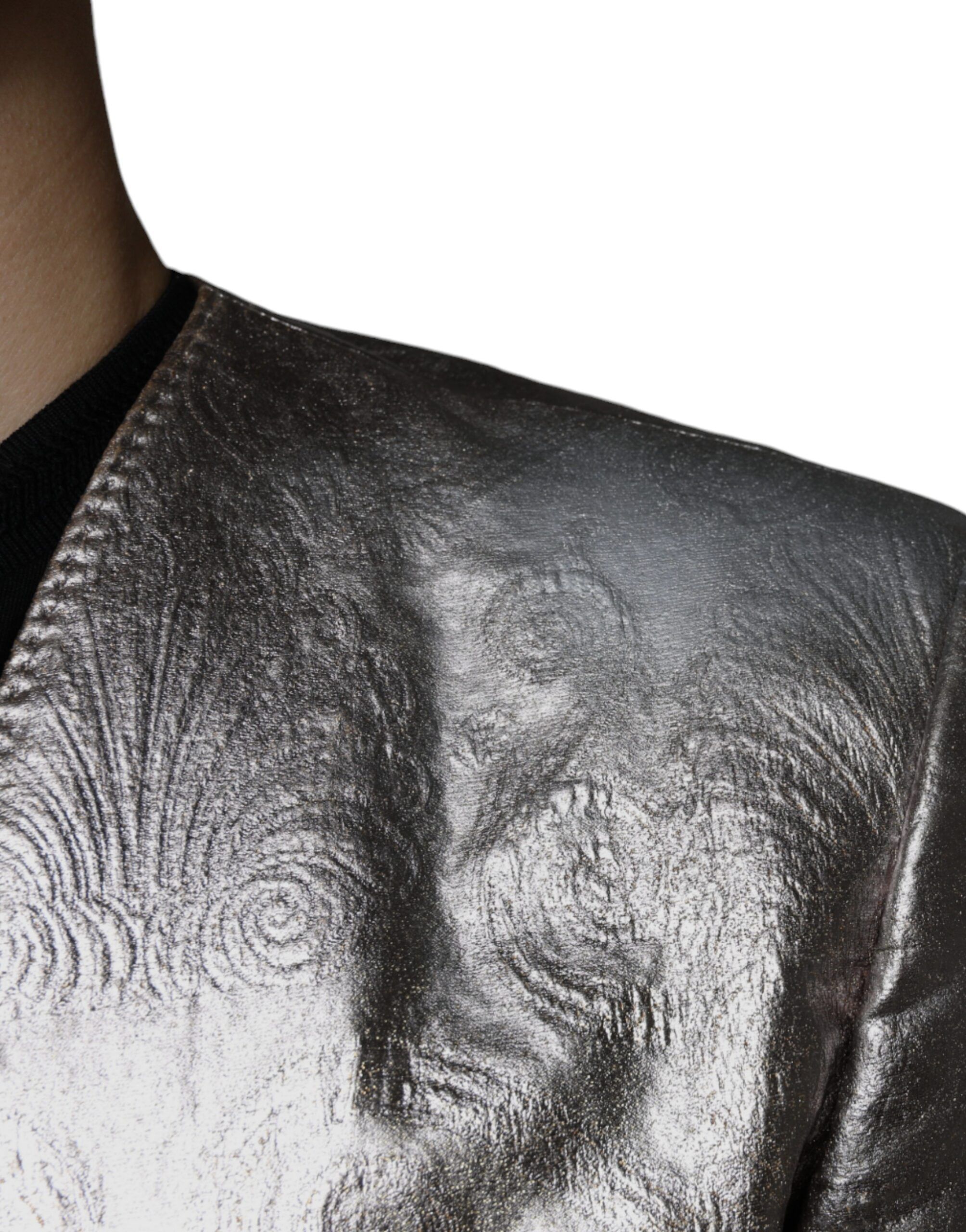 Jacquard Single Breasted Dress Men's Blazer - Dolce & Gabbana - Modalova