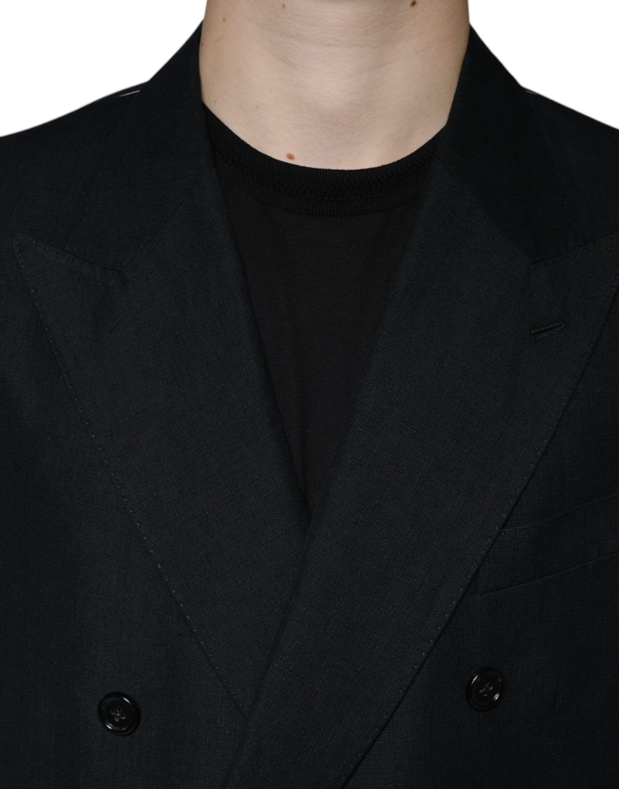 Linen Double Breasted Dress Men's Blazer - Dolce & Gabbana - Modalova