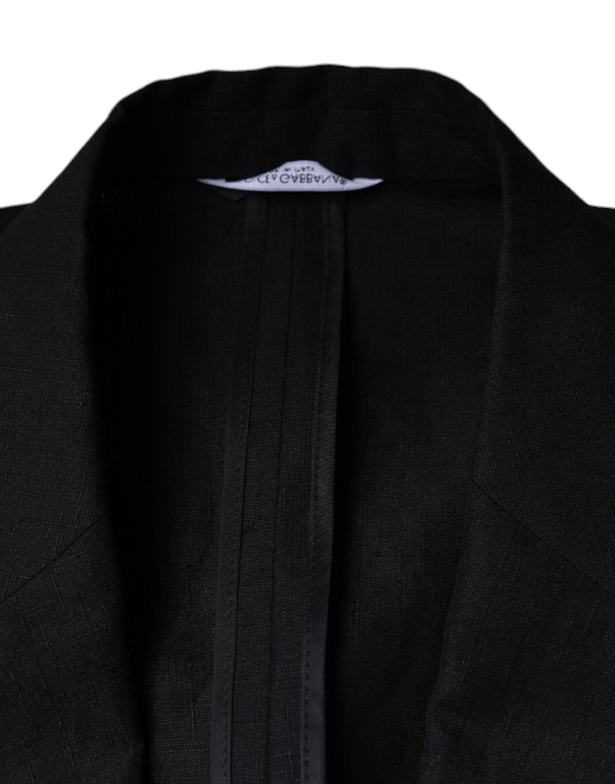 Linen Double Breasted Dress Men's Blazer - Dolce & Gabbana - Modalova