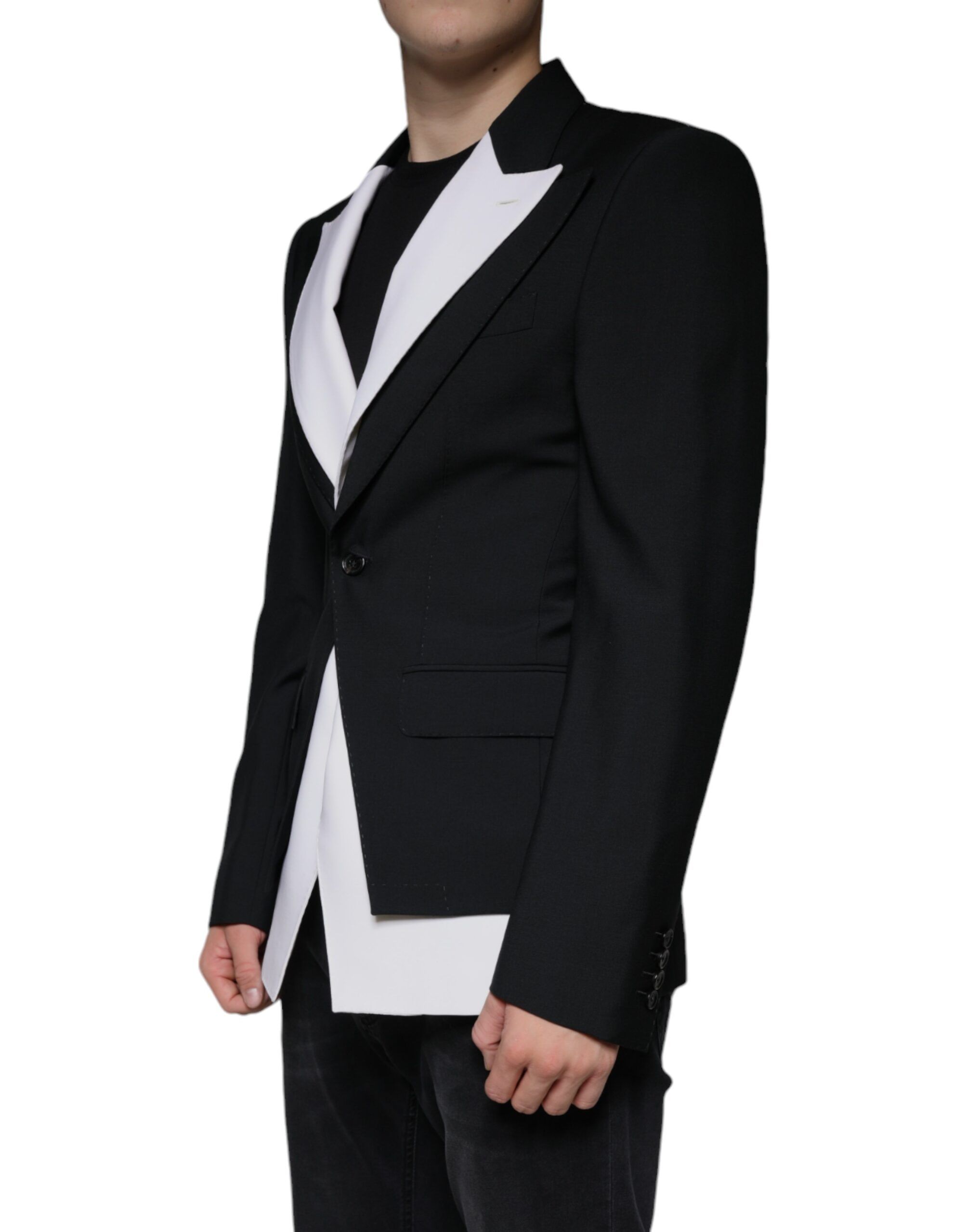 White Single Breasted Dress Men's Blazer - Dolce & Gabbana - Modalova
