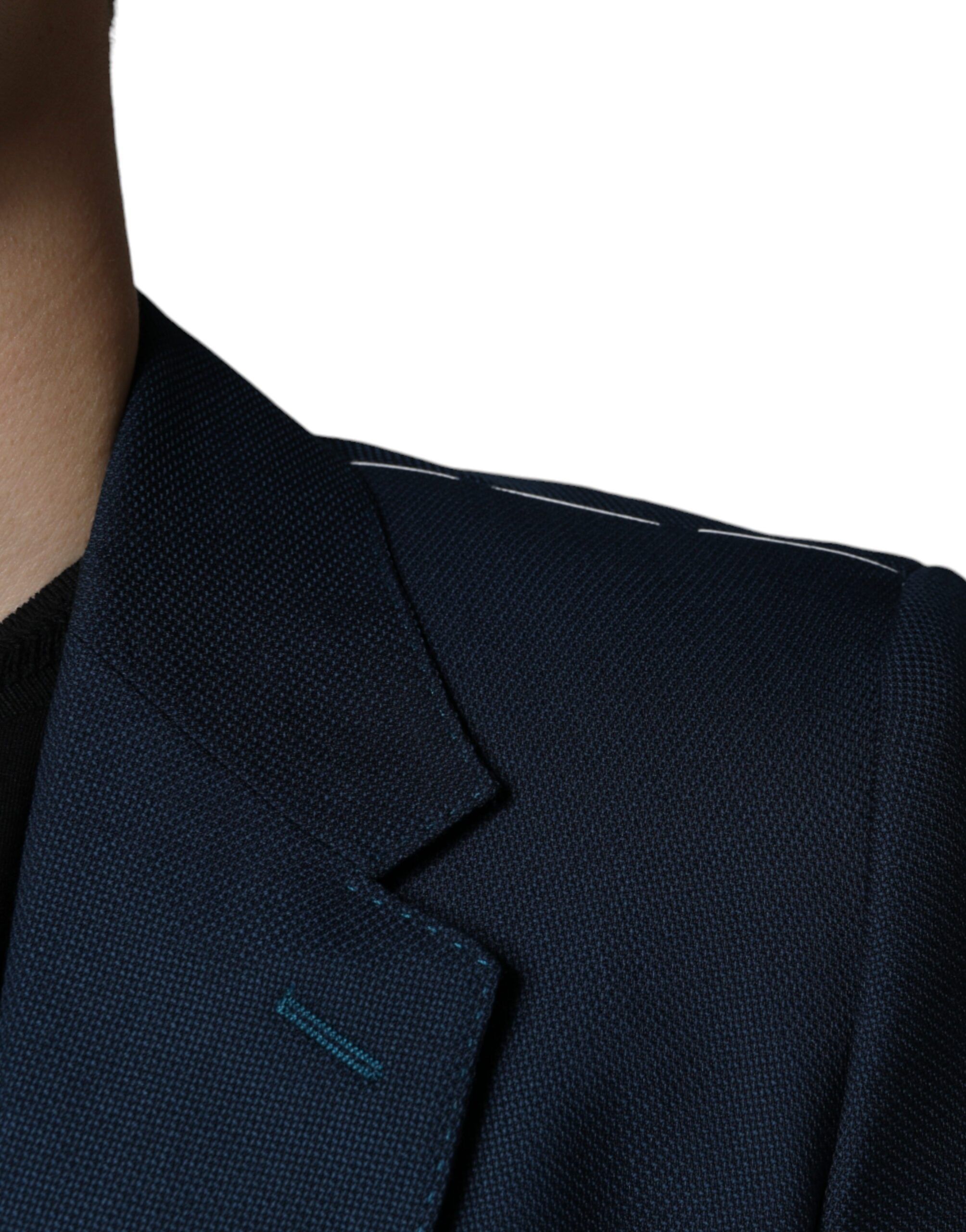 Wool Logo Single Breasted Coat Men's Blazer (Pre-Owned) - Dolce & Gabbana - Modalova