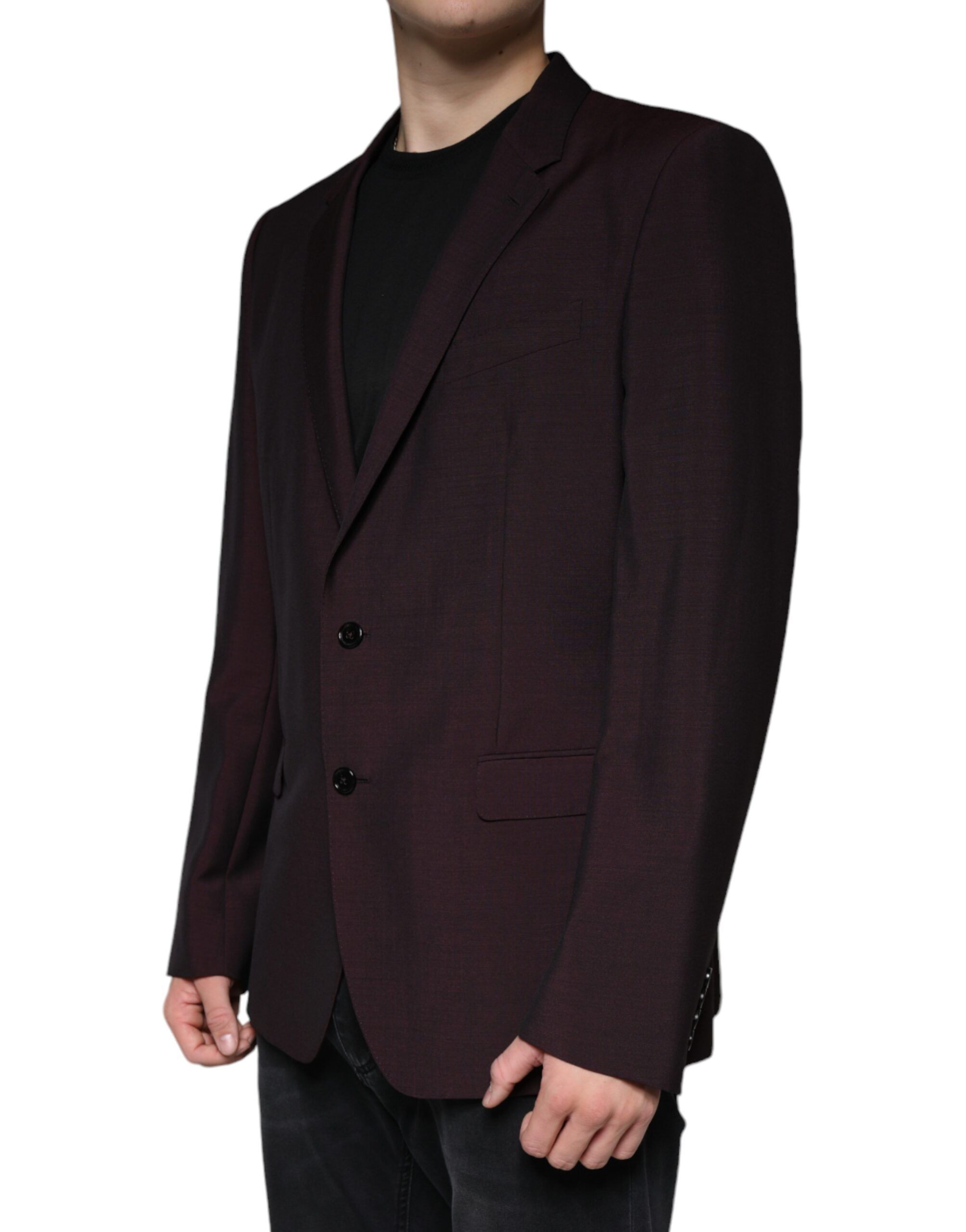 Wool Single Breasted Dress Men's Blazer - Dolce & Gabbana - Modalova