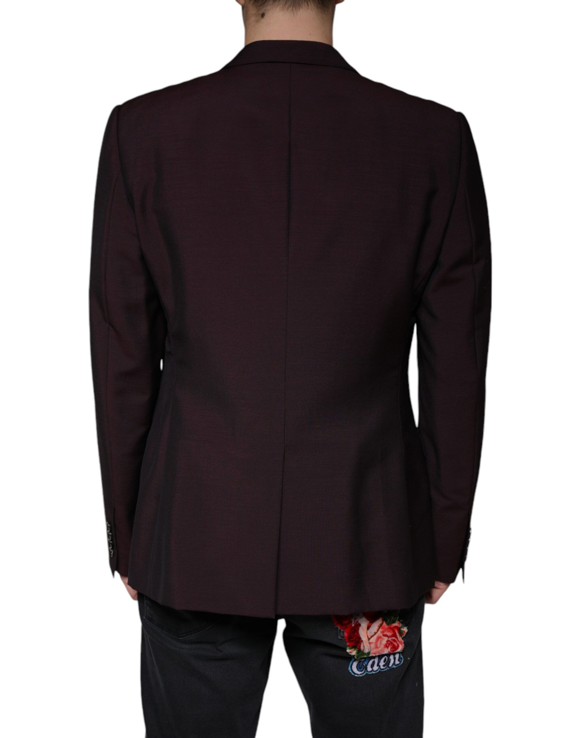 Wool Single Breasted Dress Men's Blazer - Dolce & Gabbana - Modalova