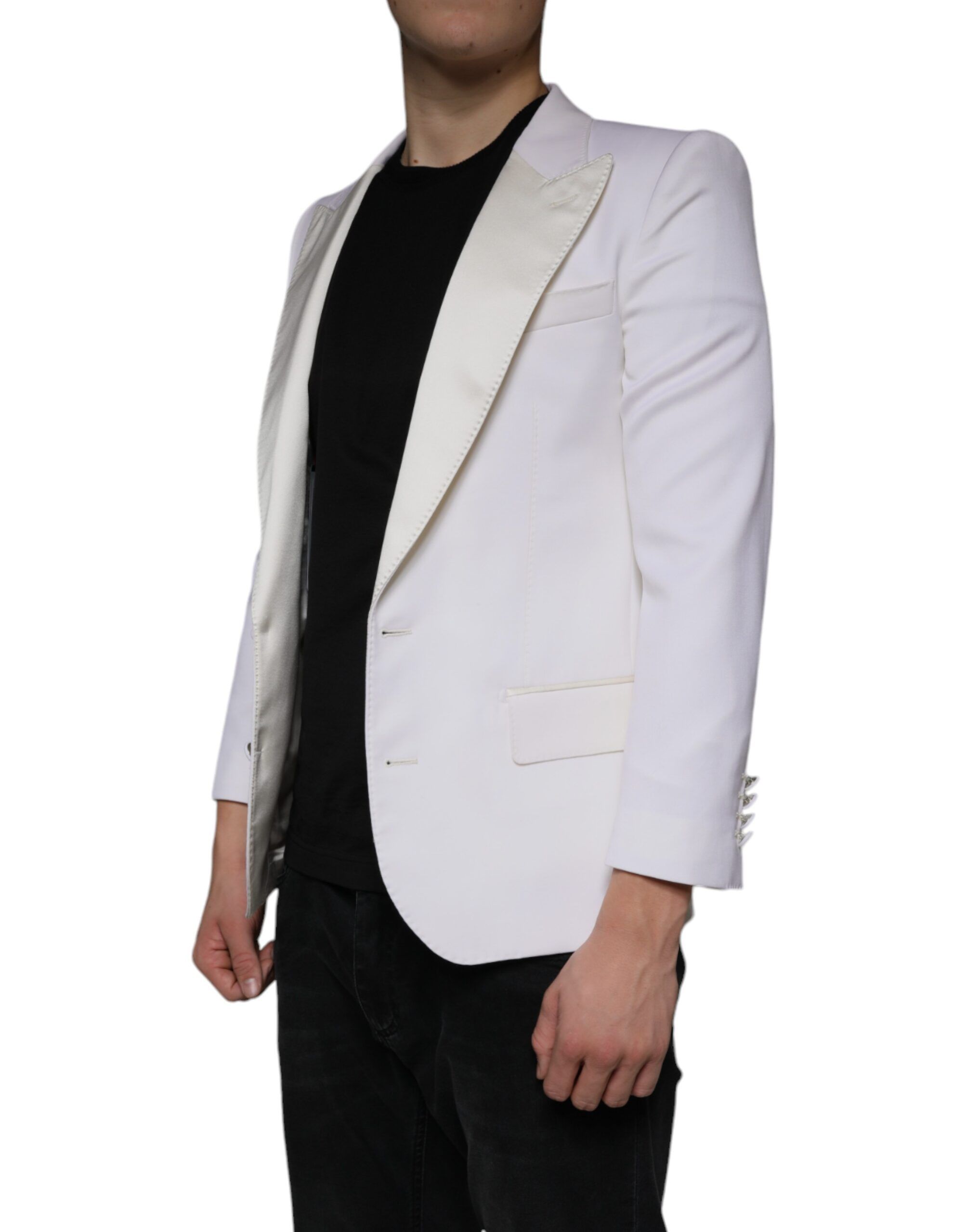 Wool Single Breasted Dress Men's Blazer - Dolce & Gabbana - Modalova
