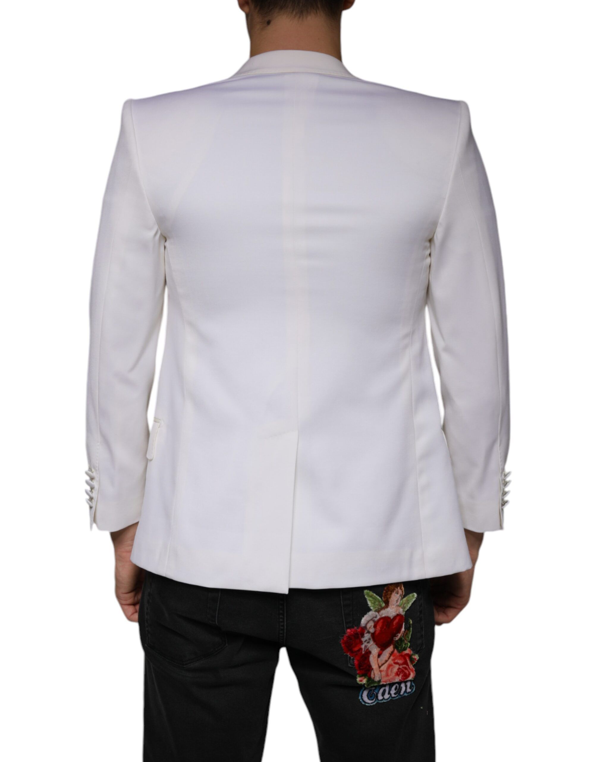 Wool Single Breasted Dress Men's Blazer - Dolce & Gabbana - Modalova