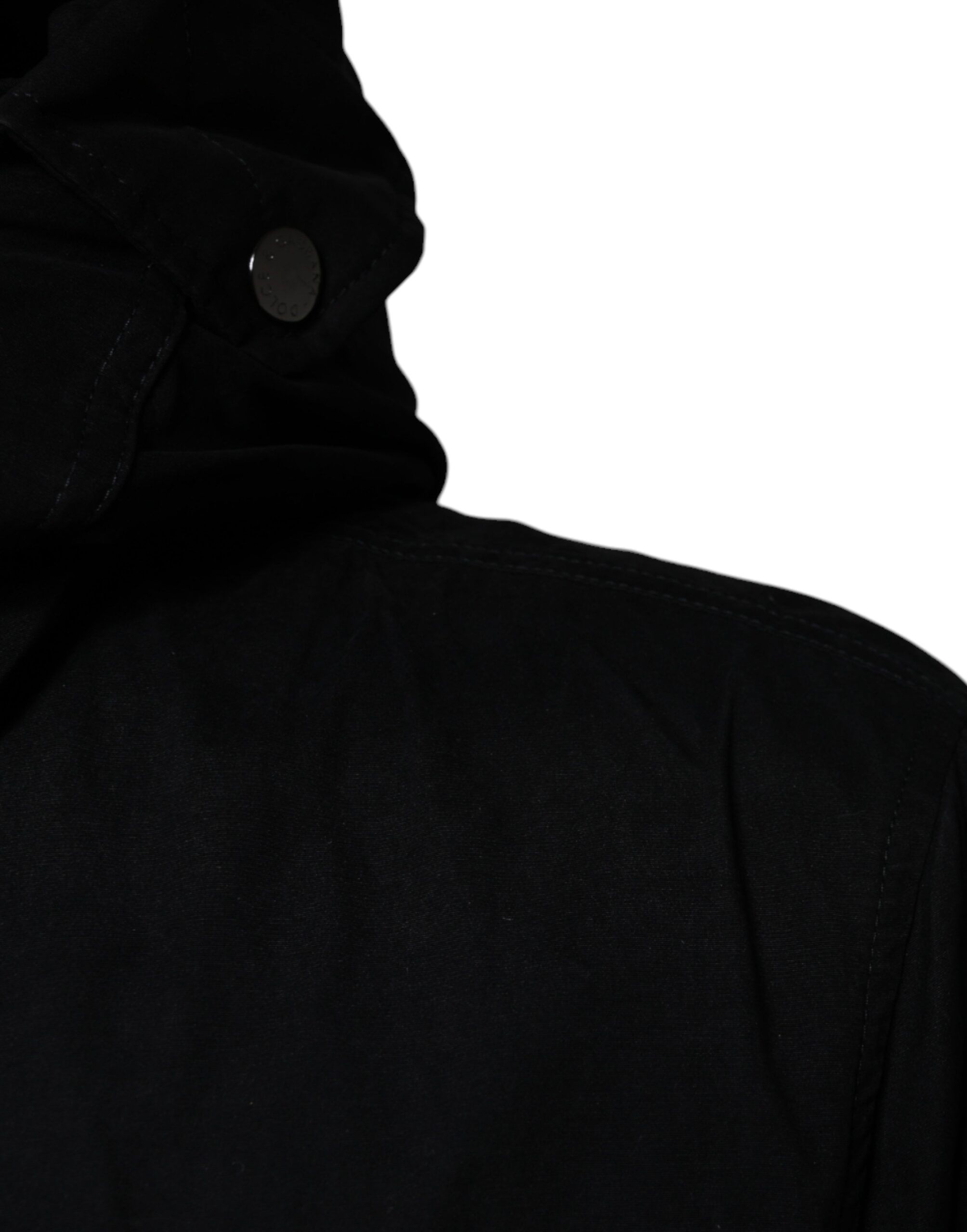 Hooded Parka Cotton Trench Coat Men's Jacket - Dolce & Gabbana - Modalova