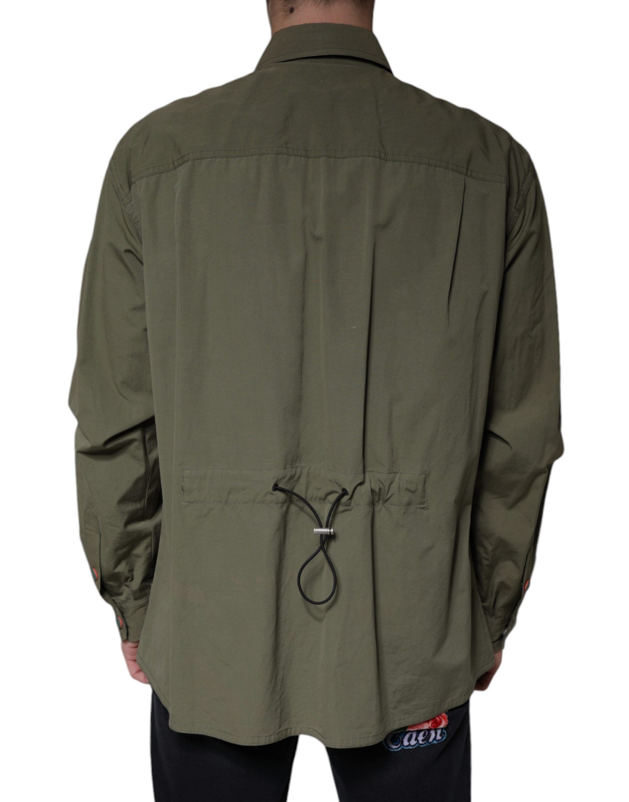 Military Cotton Bend Collared Coat Men's Jacket (Pre-Owned) - Dolce & Gabbana - Modalova