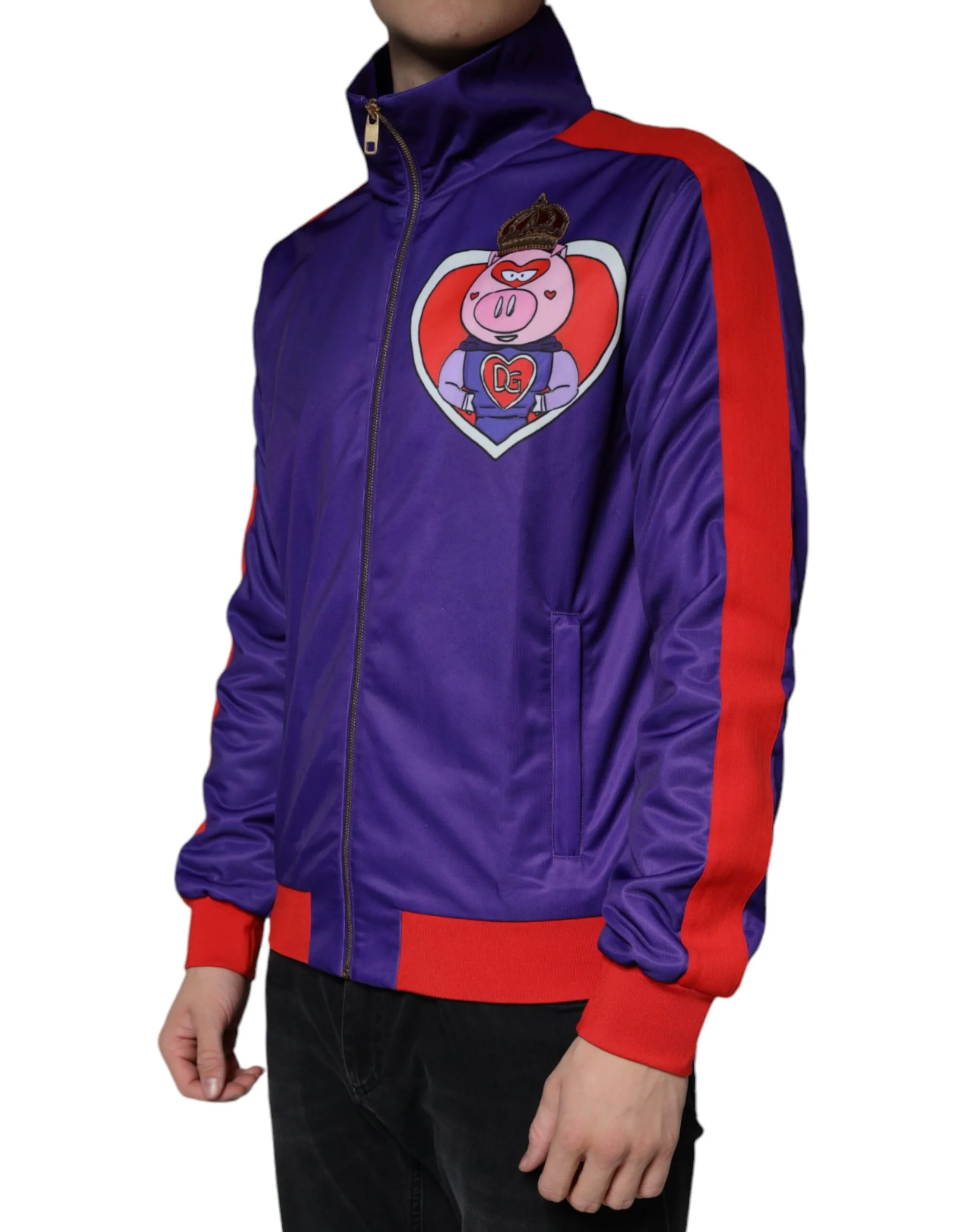 YEAR OF THE PIG Full Zip Bomber Men's Jacket (Pre-Owned) - Dolce & Gabbana - Modalova