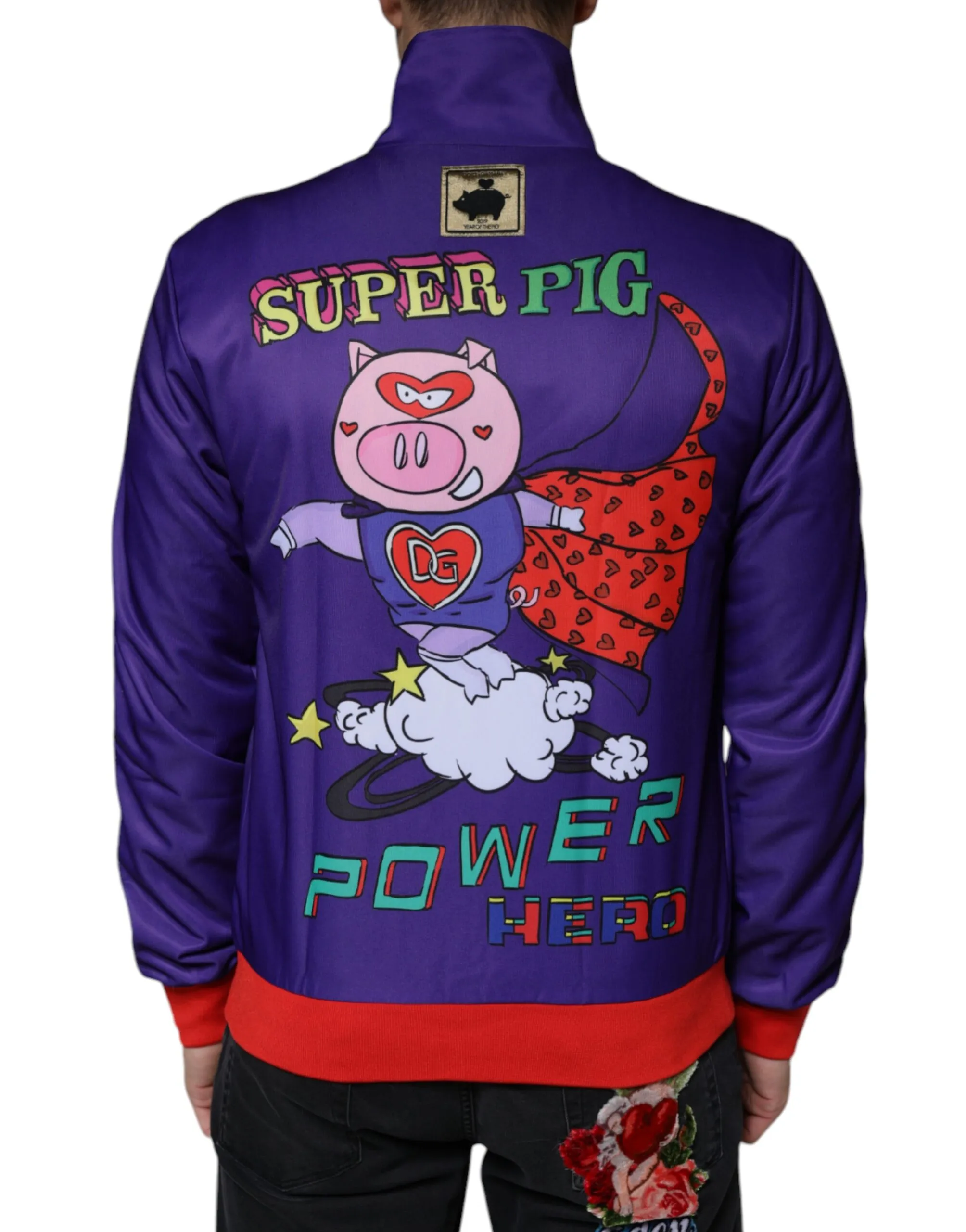 YEAR OF THE PIG Full Zip Bomber Men's Jacket (Pre-Owned) - Dolce & Gabbana - Modalova