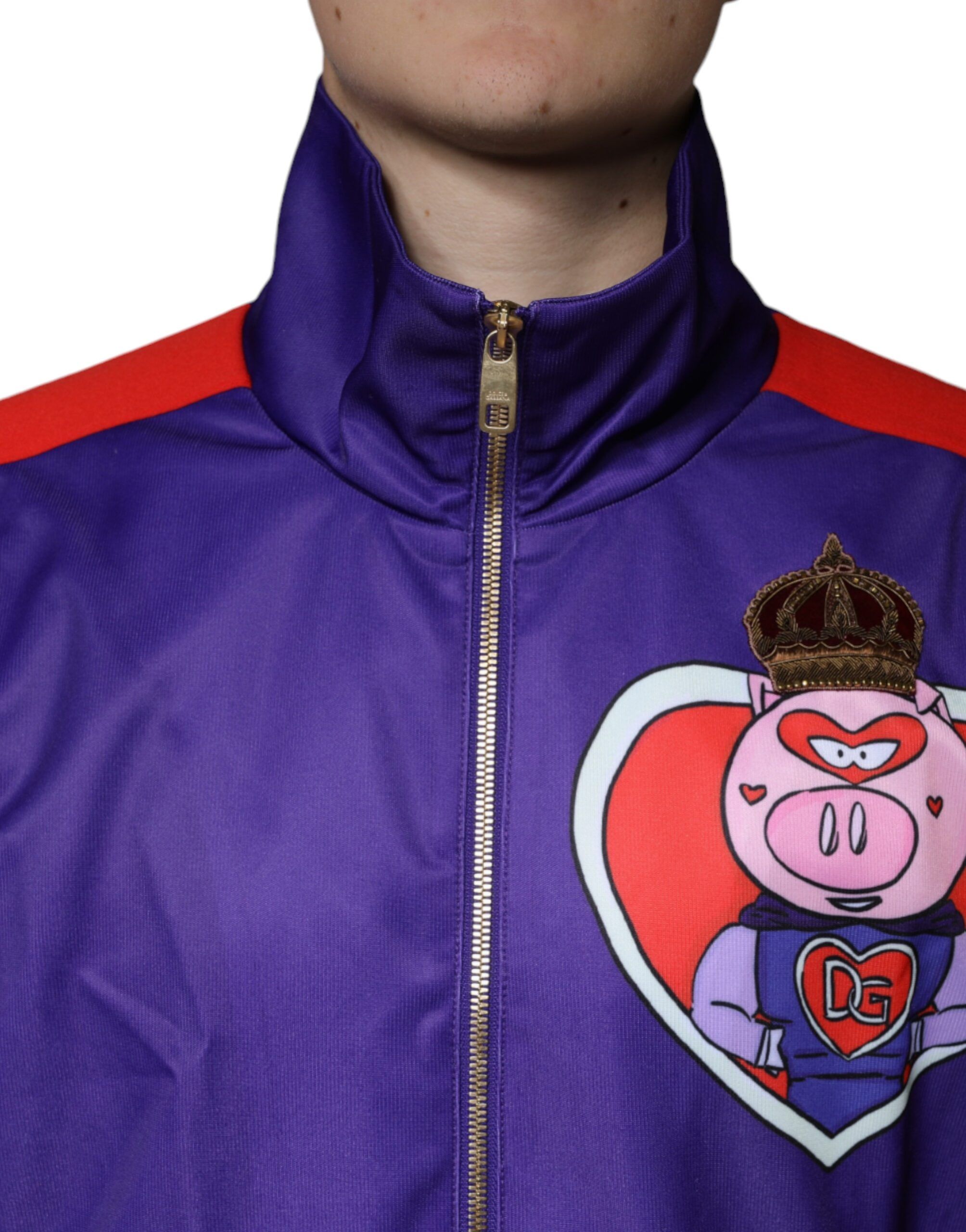YEAR OF THE PIG Full Zip Bomber Men's Jacket (Pre-Owned) - Dolce & Gabbana - Modalova
