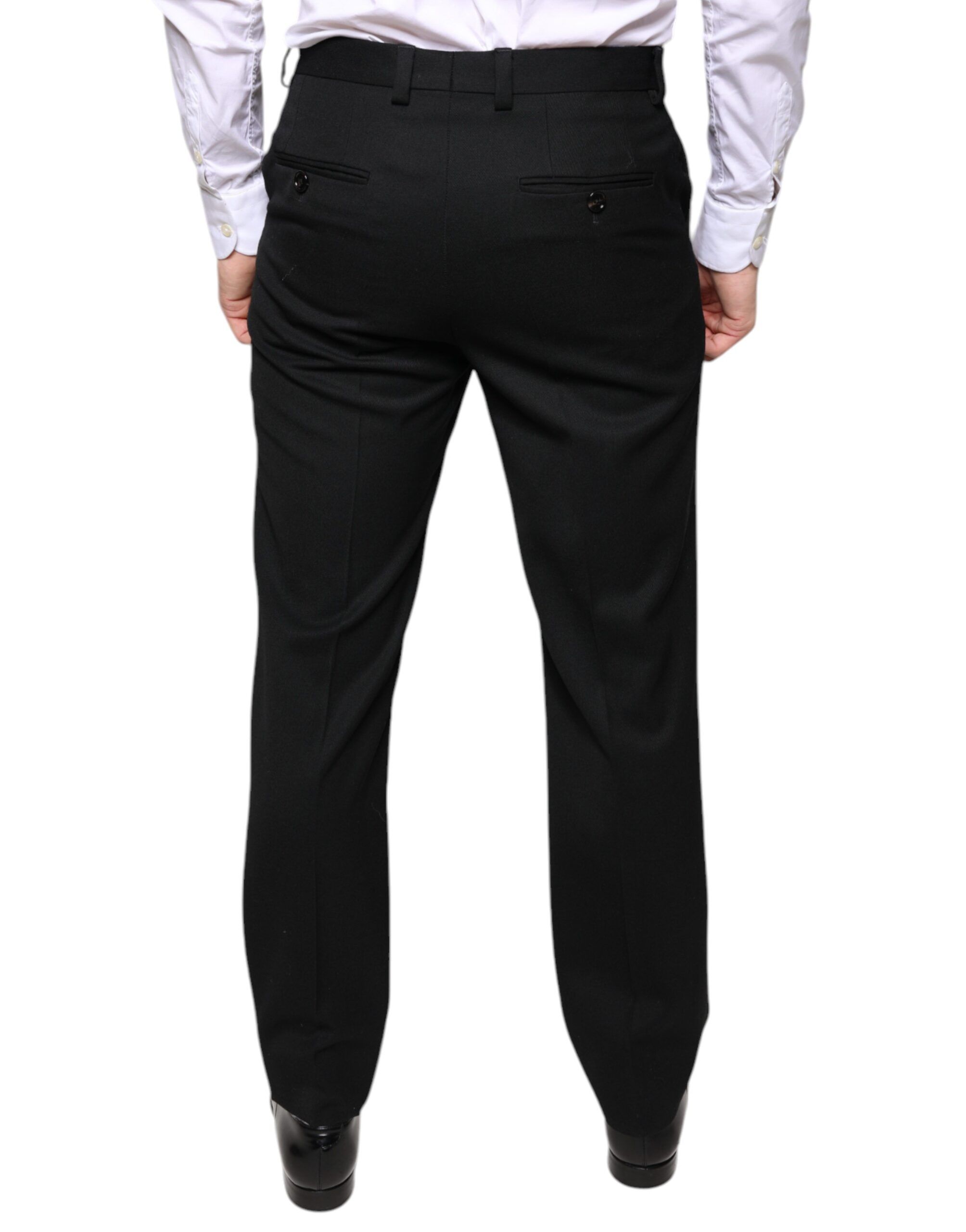 Wool Skinny Men Dress Men's Pants - Dolce & Gabbana - Modalova