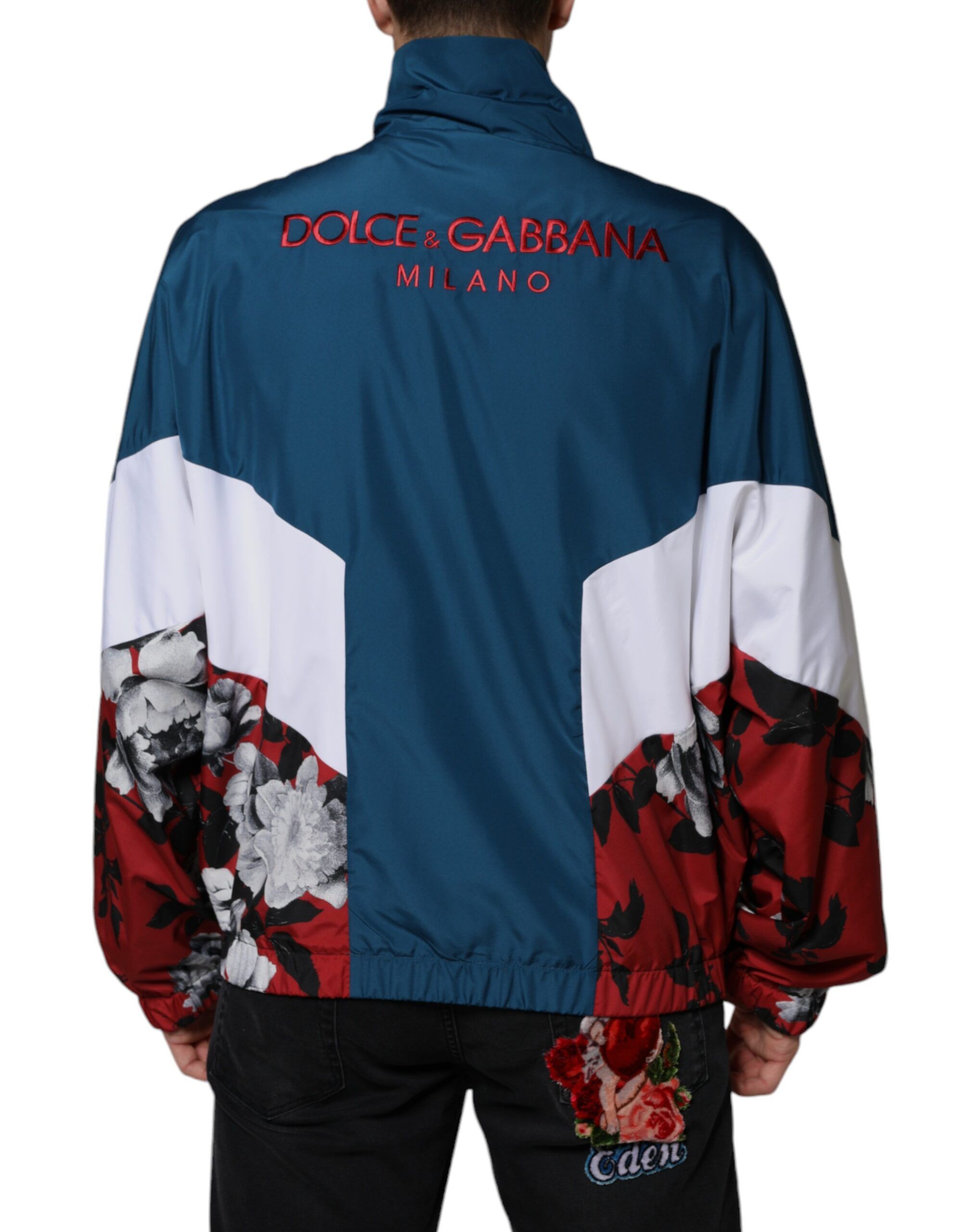Polyester Full Zip Men's Jacket (Pre-Owned) - Dolce & Gabbana - Modalova