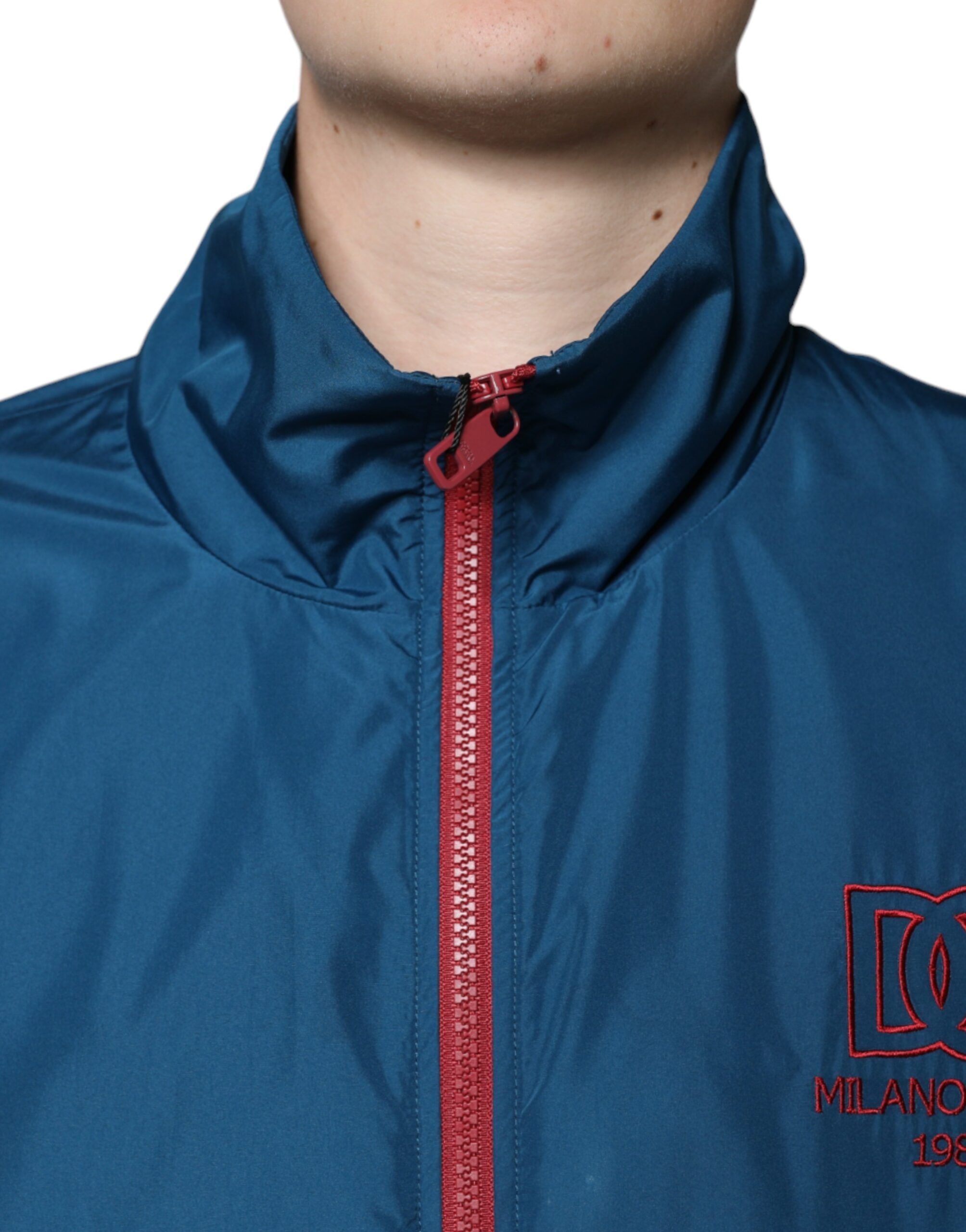 Polyester Full Zip Men's Jacket (Pre-Owned) - Dolce & Gabbana - Modalova