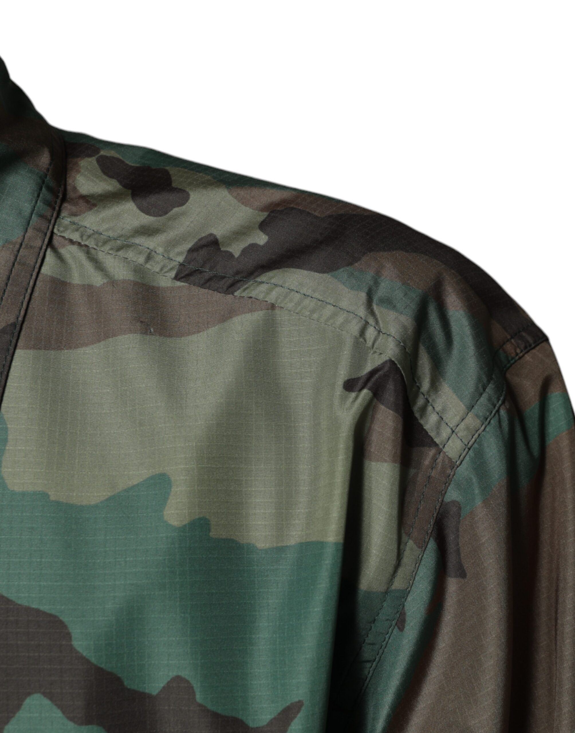 Camouflage Button Down Men's Shirt (Pre-Owned) - Dolce & Gabbana - Modalova