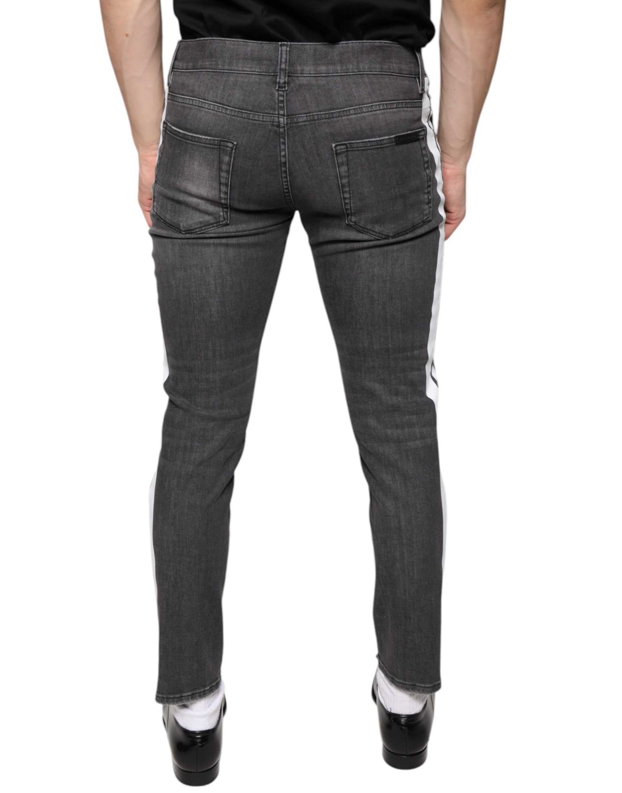 Tattered Cotton Skinny Men Denim Men's Jeans (Pre-Owned) - Dolce & Gabbana - Modalova
