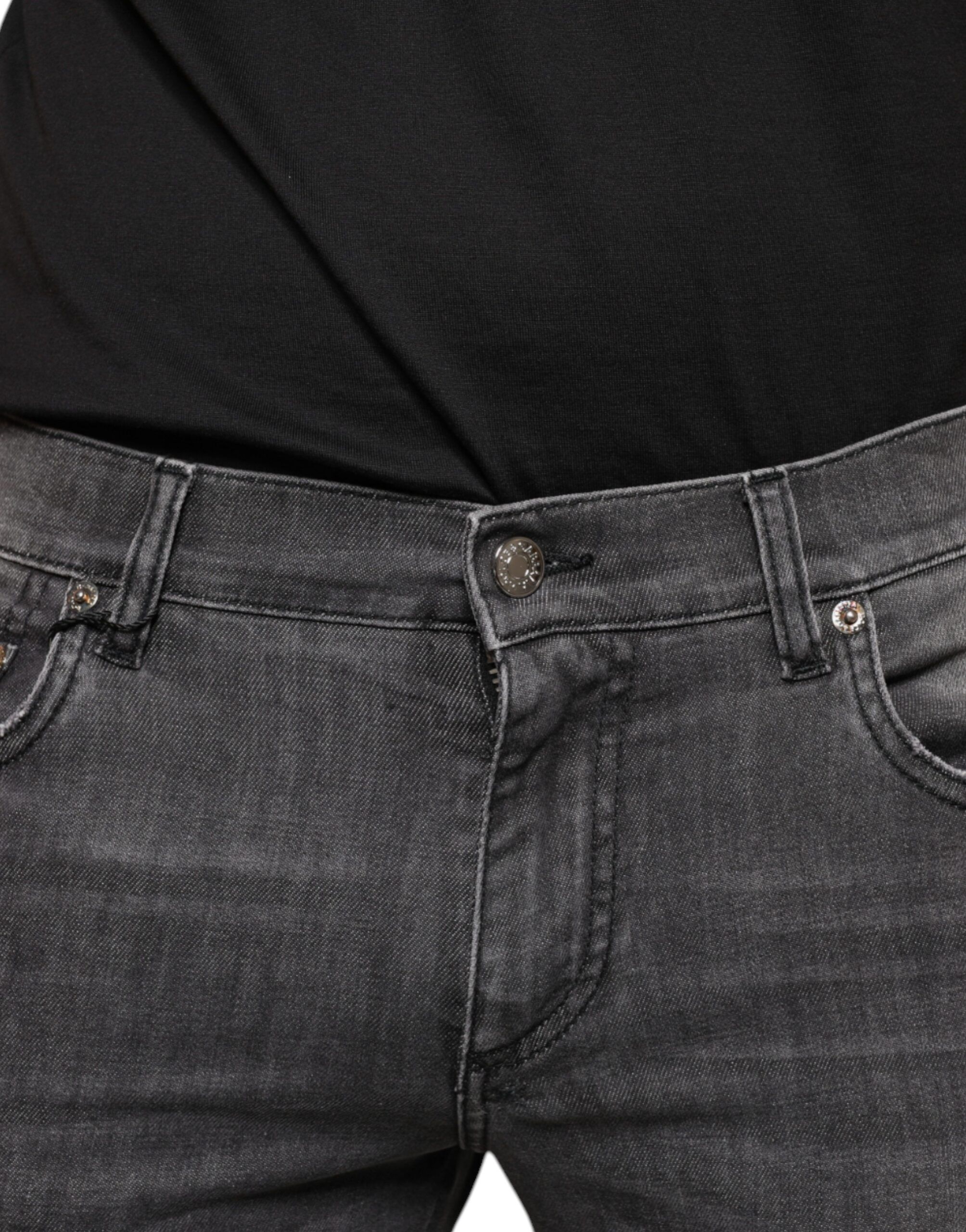 Tattered Cotton Skinny Men Denim Men's Jeans (Pre-Owned) - Dolce & Gabbana - Modalova