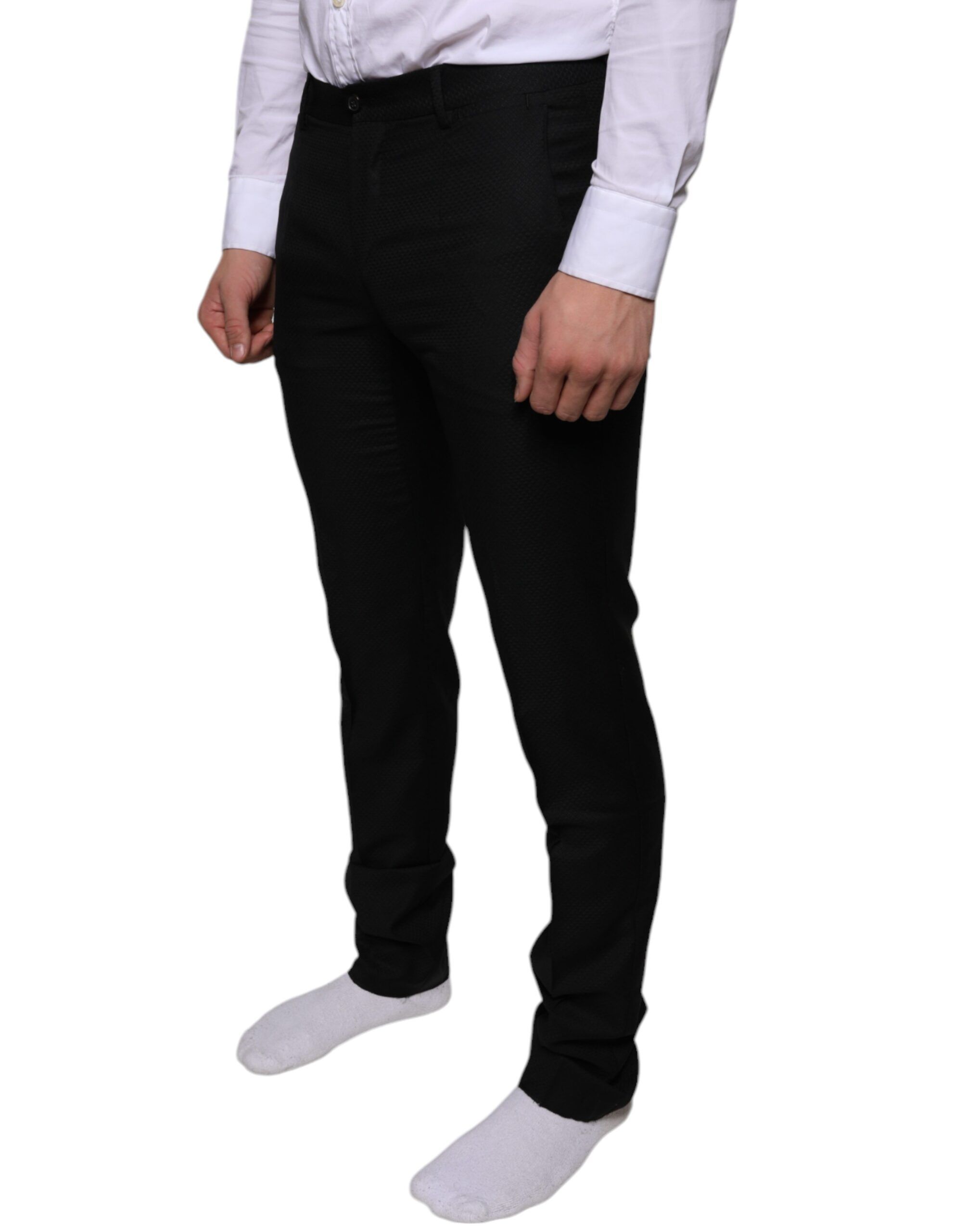 Wool Skinny Dress Formal Men's Pants - Dolce & Gabbana - Modalova
