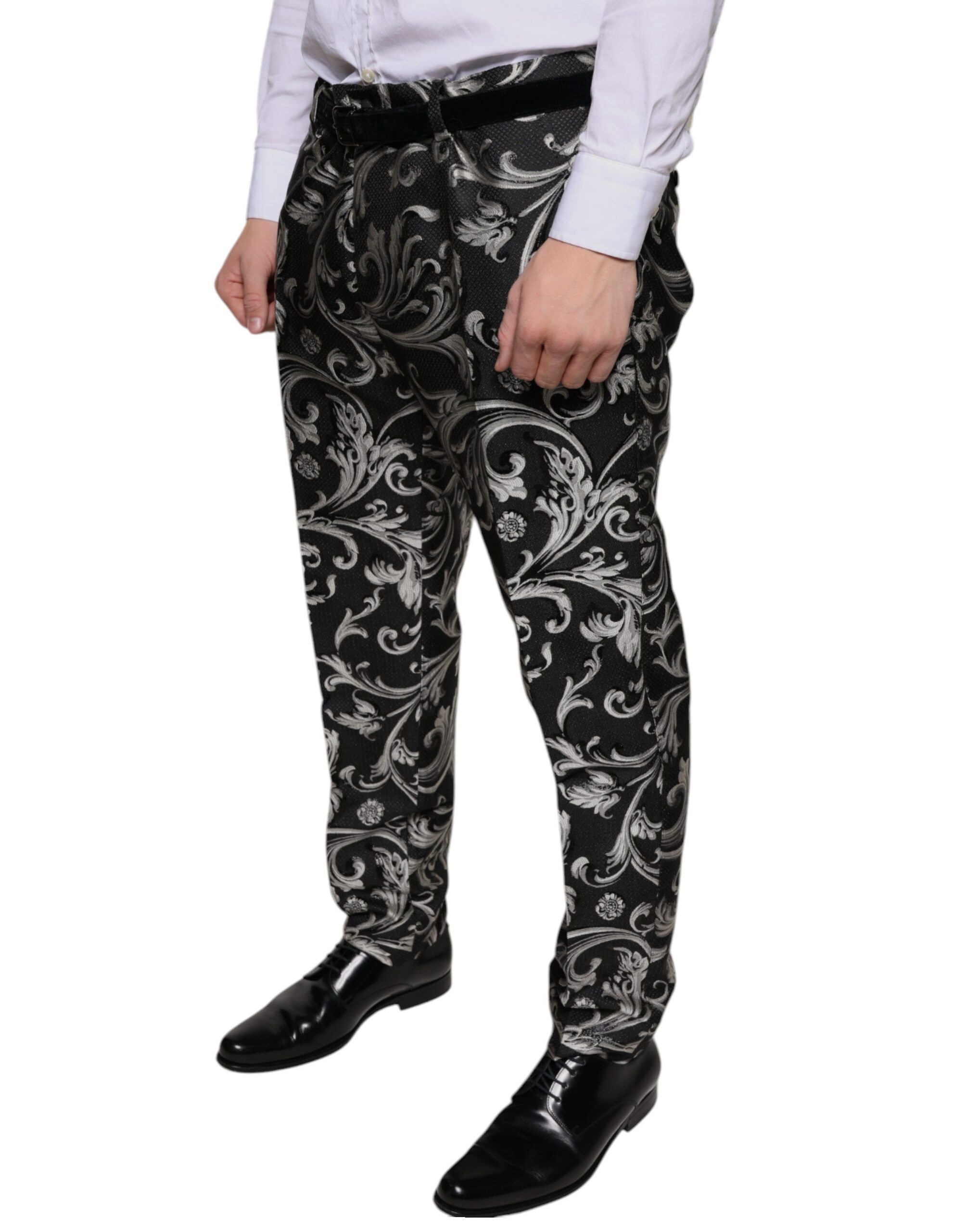 Jacquard Skinny Dress Men's Pants - Dolce & Gabbana - Modalova