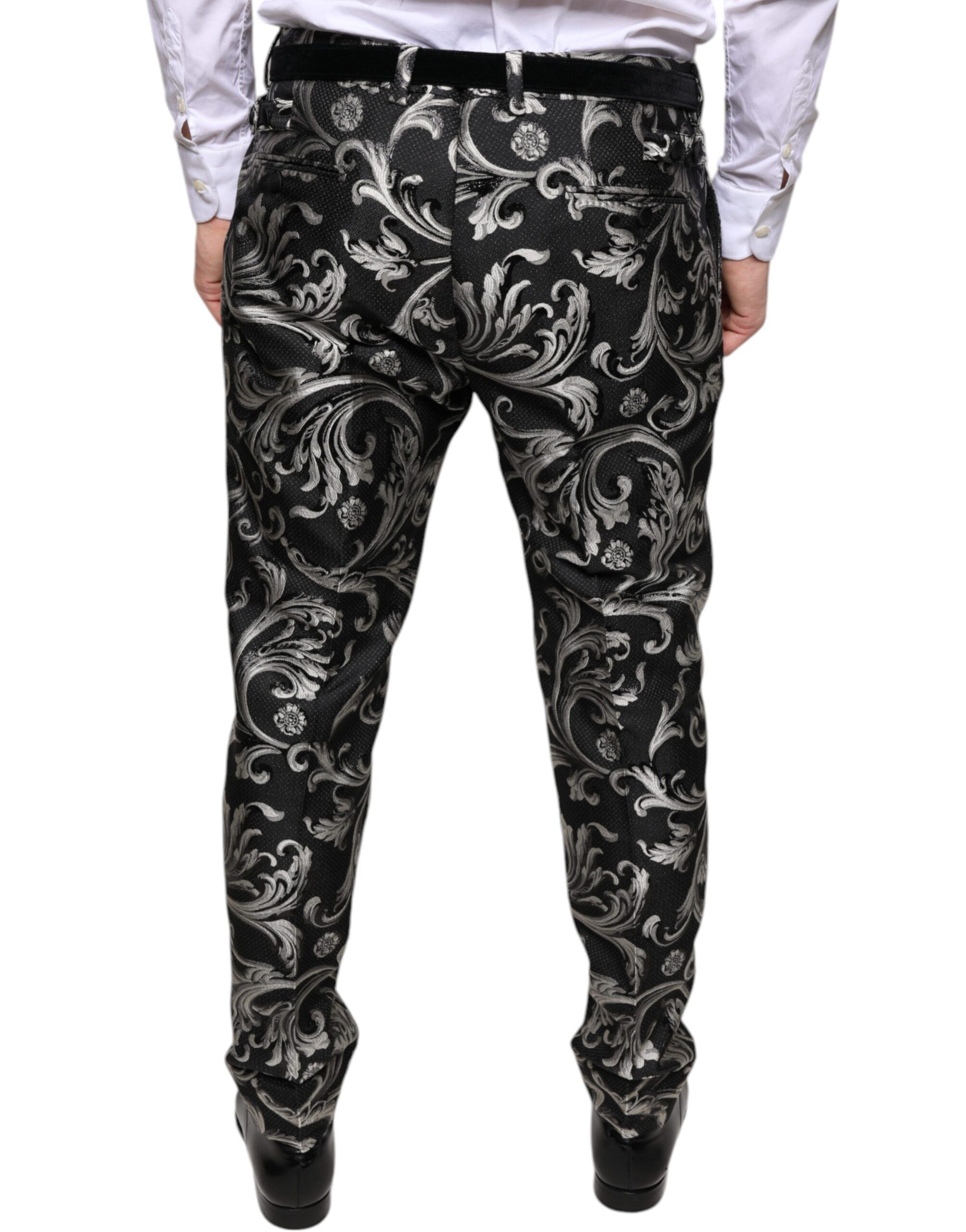 Jacquard Skinny Dress Men's Pants - Dolce & Gabbana - Modalova