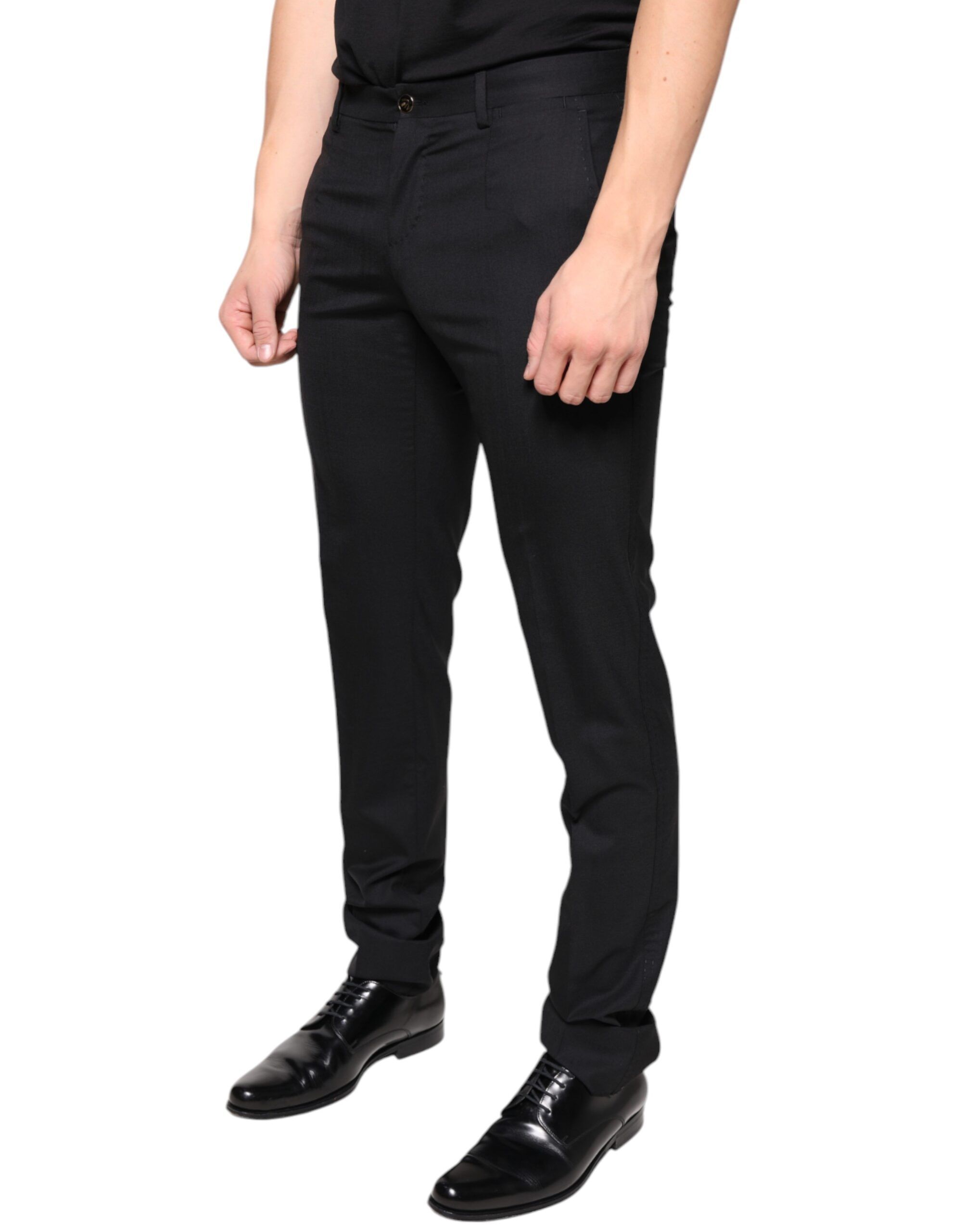 Wool Skinny Men Dress Men's Pants - Dolce & Gabbana - Modalova