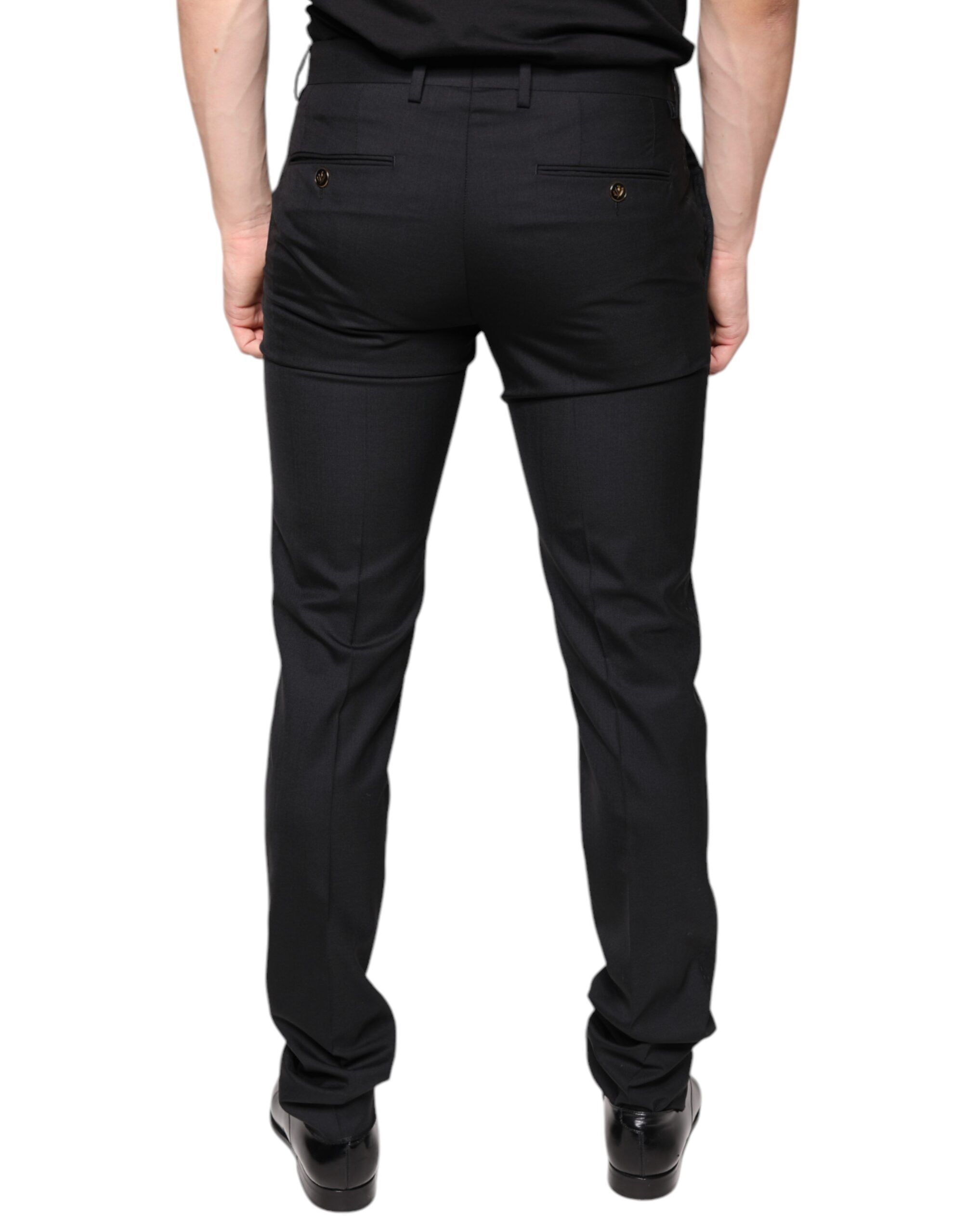 Wool Skinny Men Dress Men's Pants - Dolce & Gabbana - Modalova