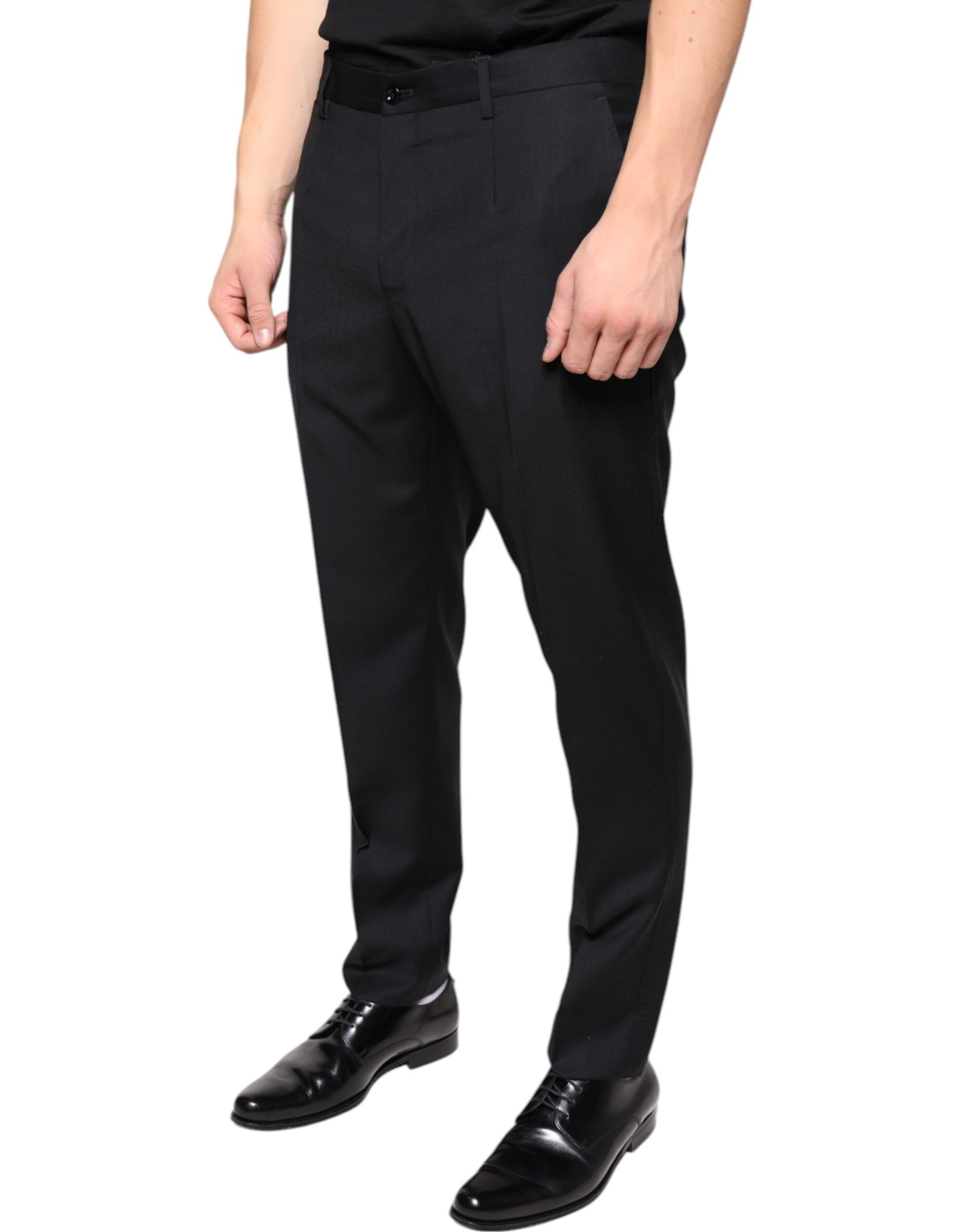 Wool Skinny Men Dress Men's Pants - Dolce & Gabbana - Modalova