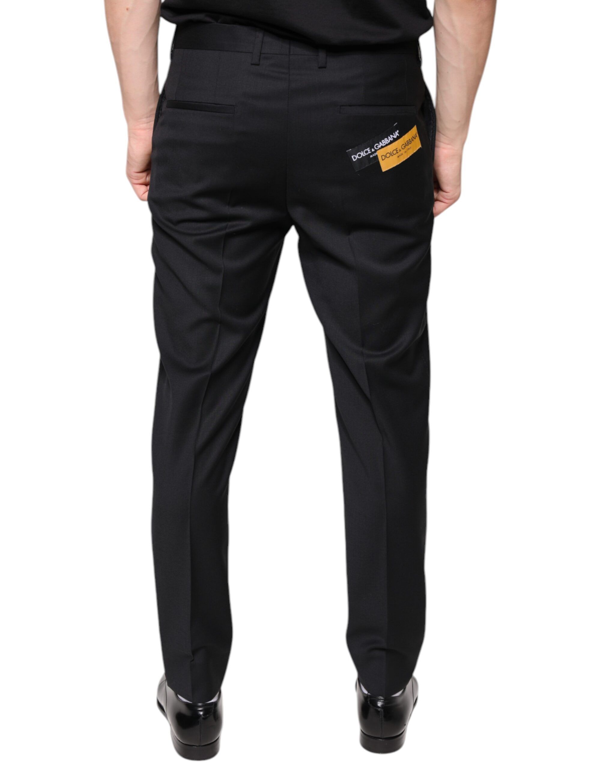 Wool Skinny Men Dress Men's Pants - Dolce & Gabbana - Modalova