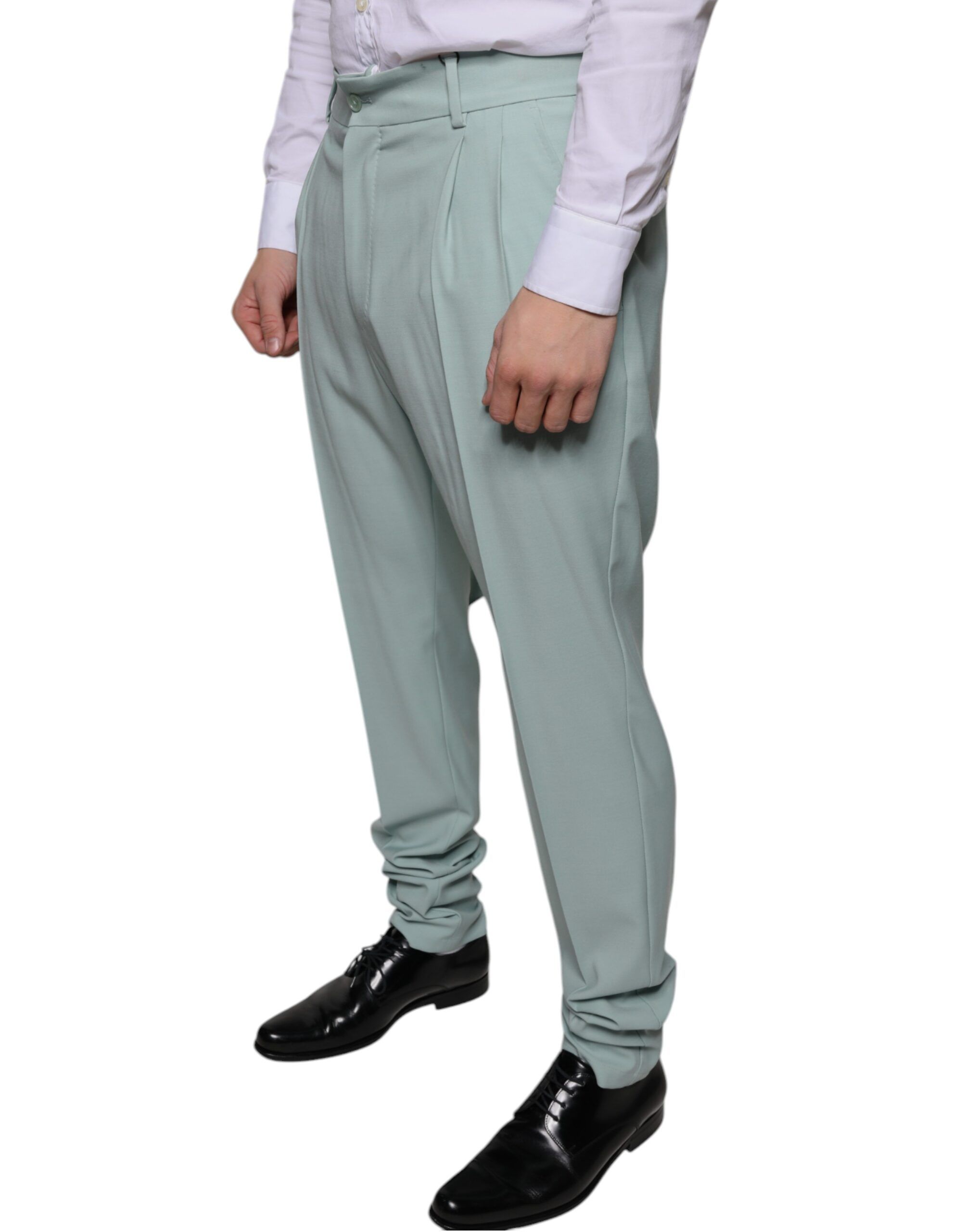 Mint Cotton Dress Men's Pants - Dolce & Gabbana - Modalova