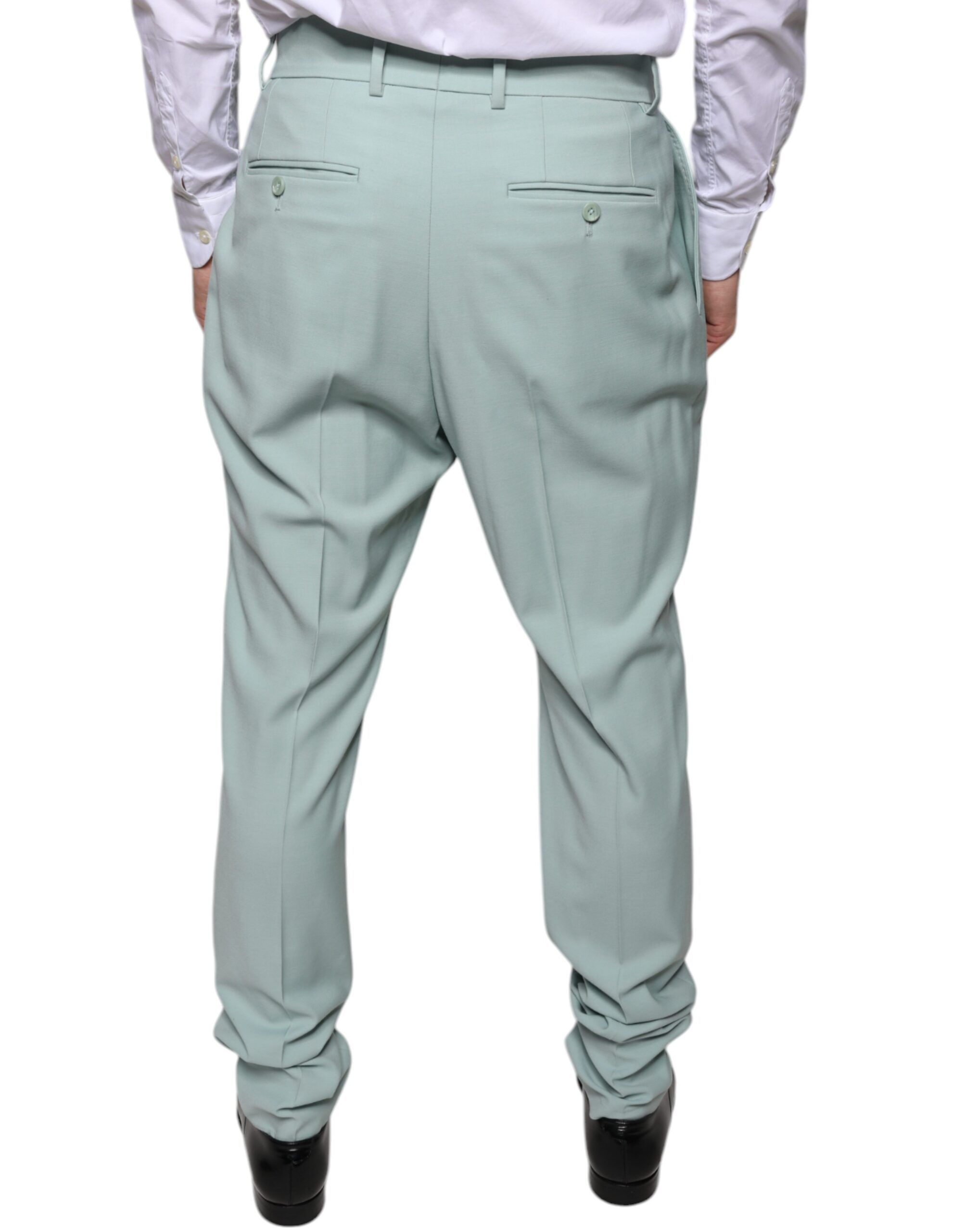 Mint Cotton Dress Men's Pants - Dolce & Gabbana - Modalova