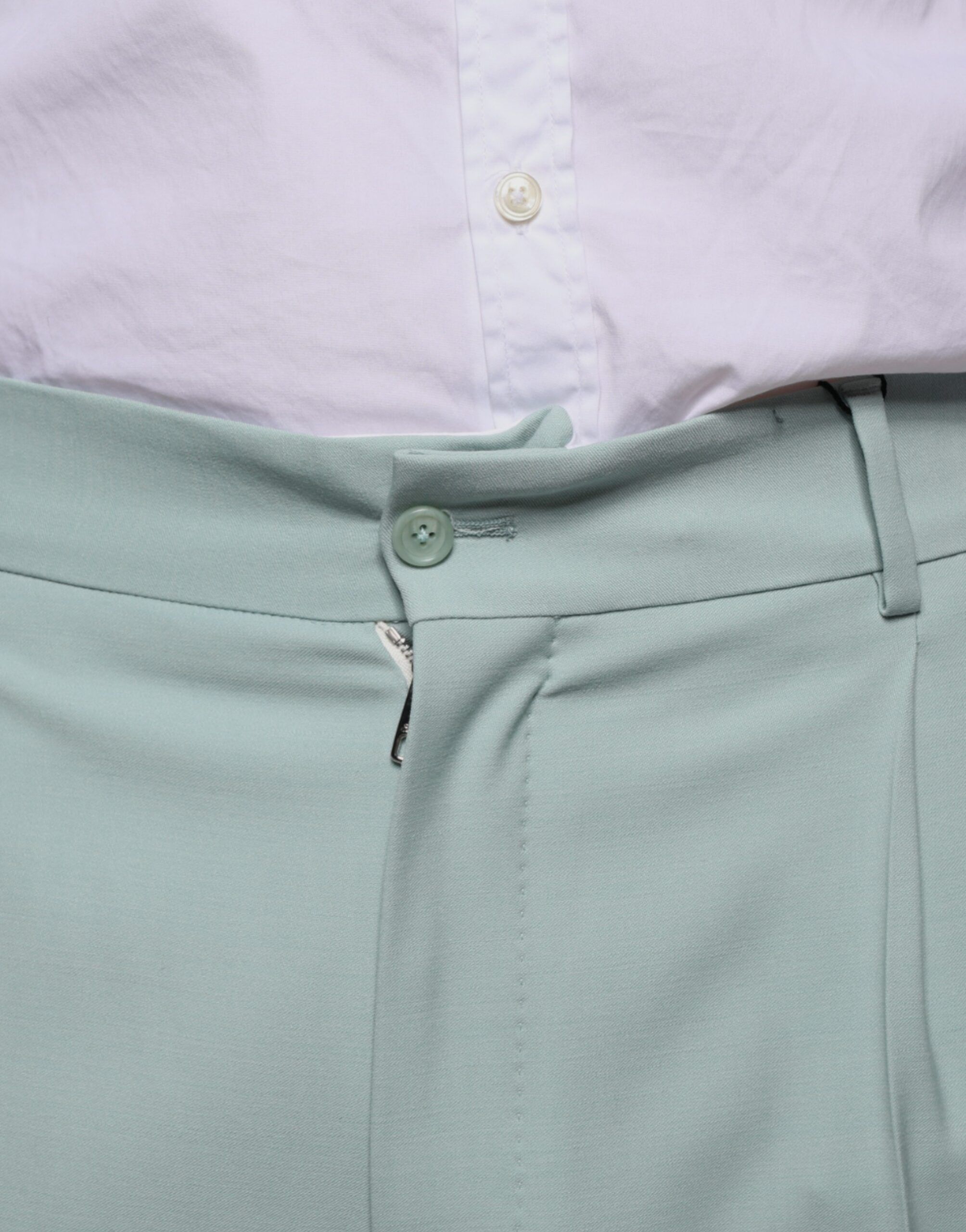 Mint Cotton Dress Men's Pants - Dolce & Gabbana - Modalova