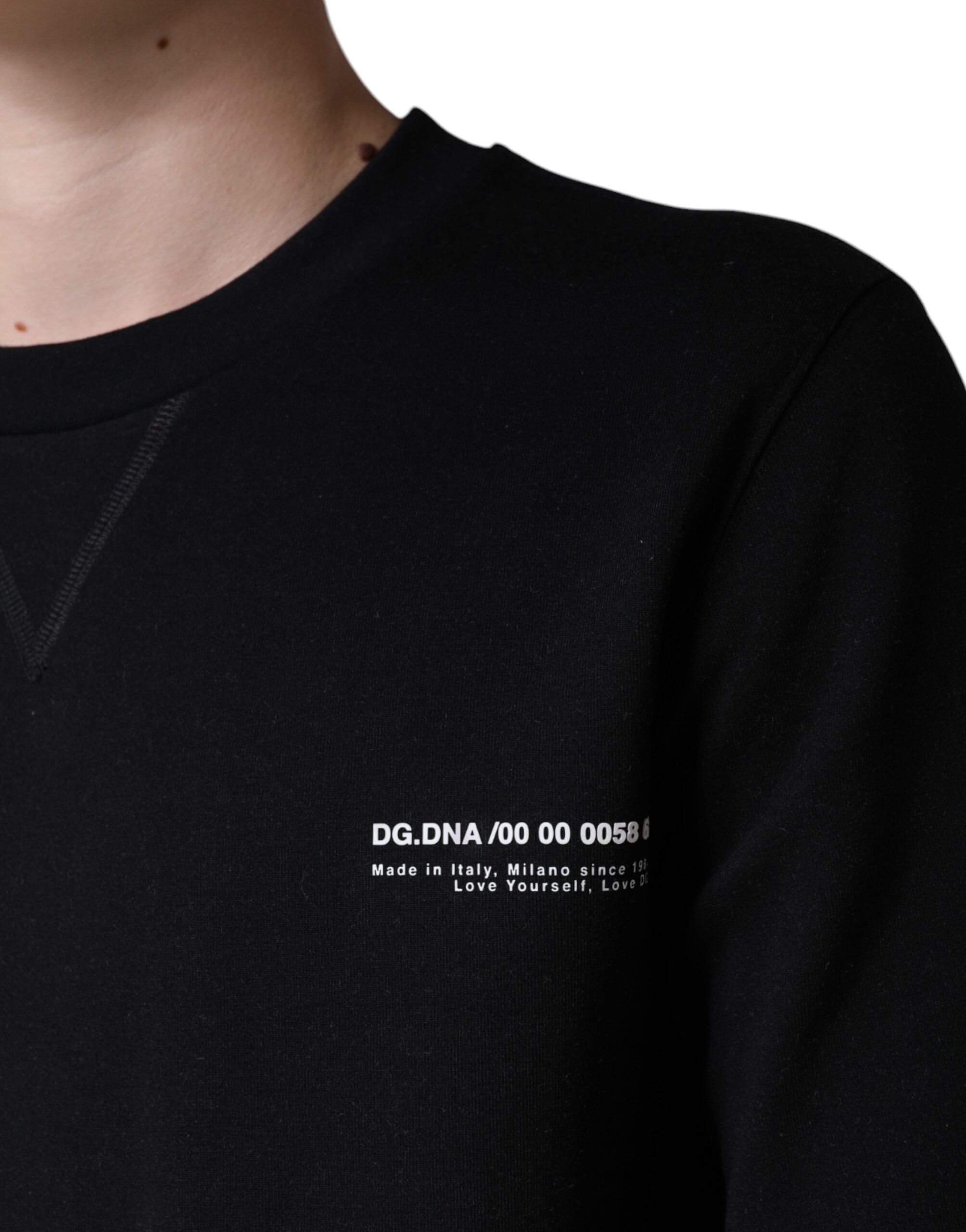Logo Print CrewNeck Sweatshirt Men's Sweater - Dolce & Gabbana - Modalova