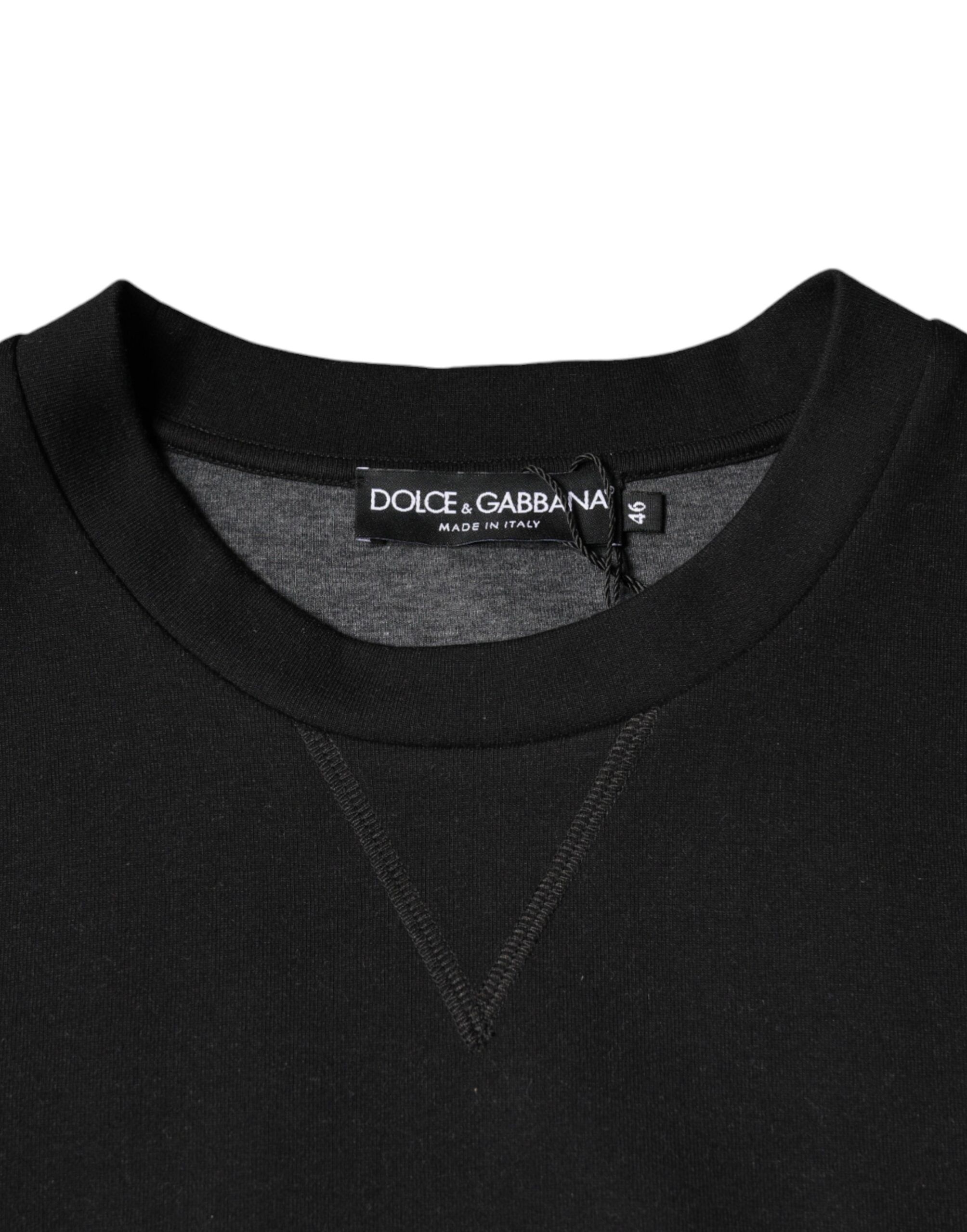 Logo Print CrewNeck Sweatshirt Men's Sweater - Dolce & Gabbana - Modalova