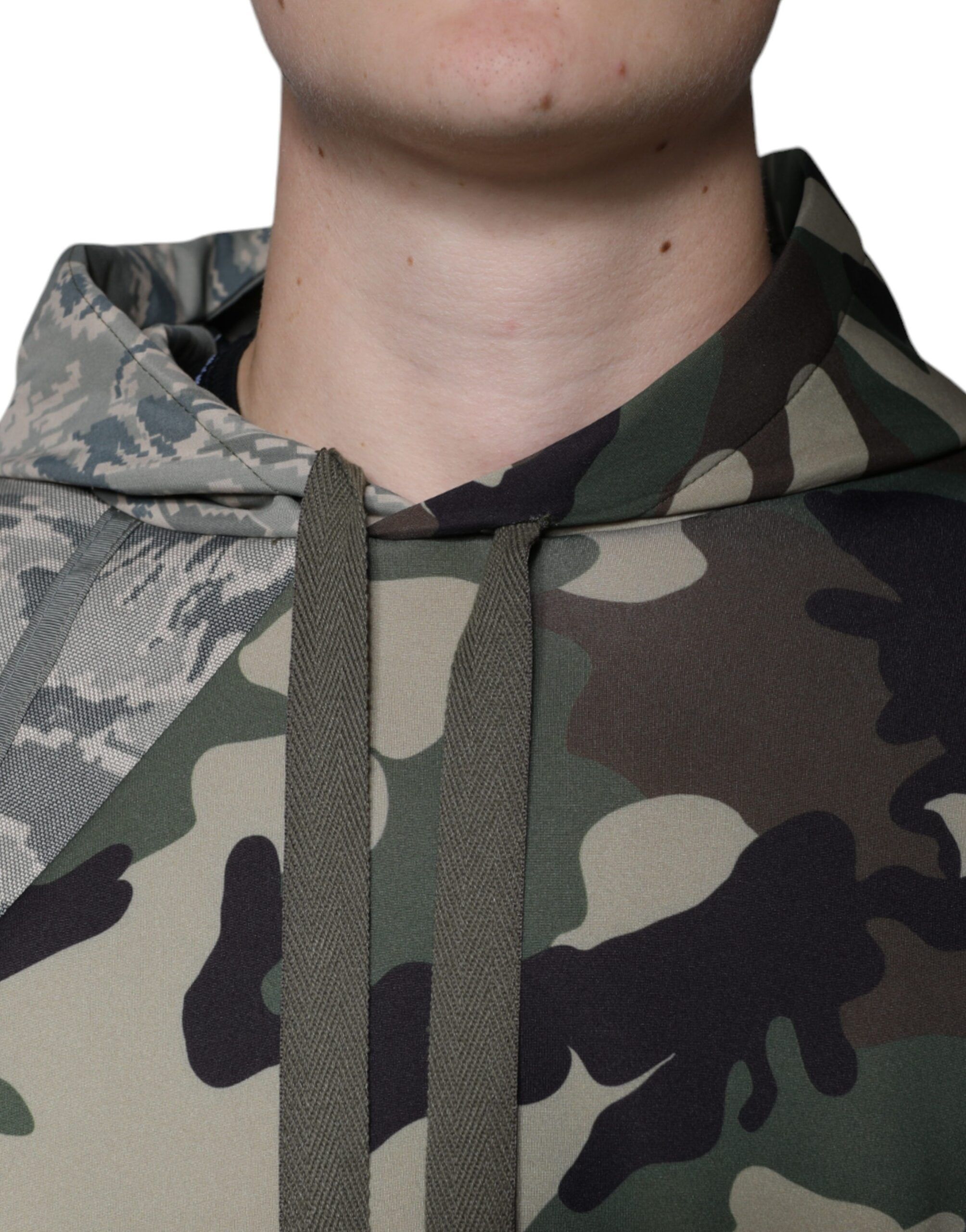 Camouflage Hooded Sweatshirt Men's Sweater - Dolce & Gabbana - Modalova