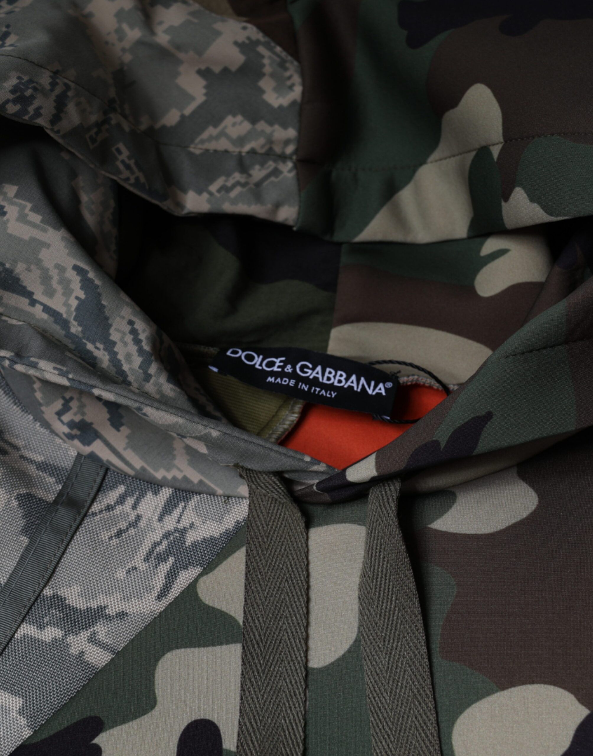 Camouflage Hooded Sweatshirt Men's Sweater - Dolce & Gabbana - Modalova