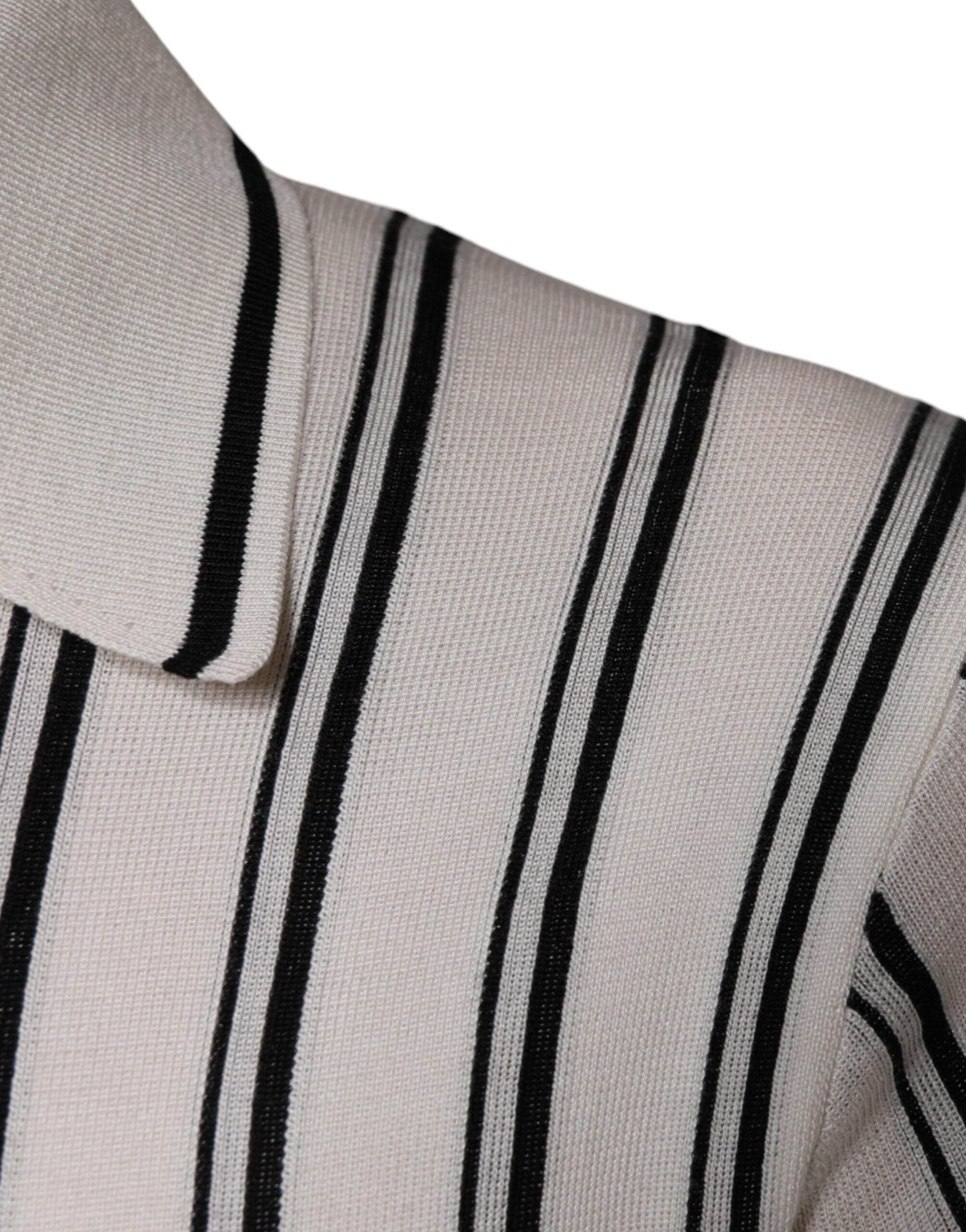 Stripe Polo Short Sleeve Men's T-shirt - Dolce & Gabbana - Modalova
