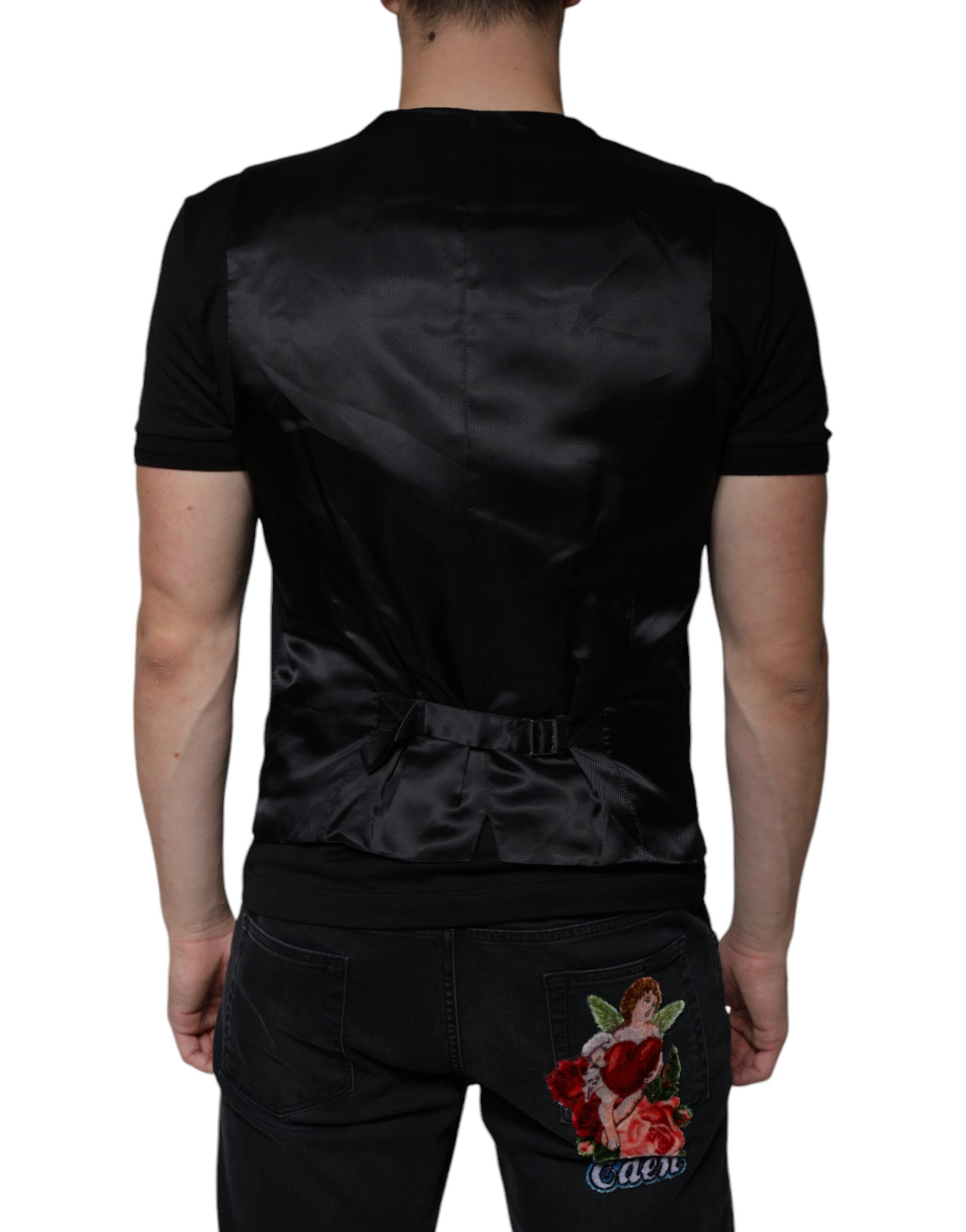 Wool Formal Dress Men Waistcoat Men's Vest - Dolce & Gabbana - Modalova