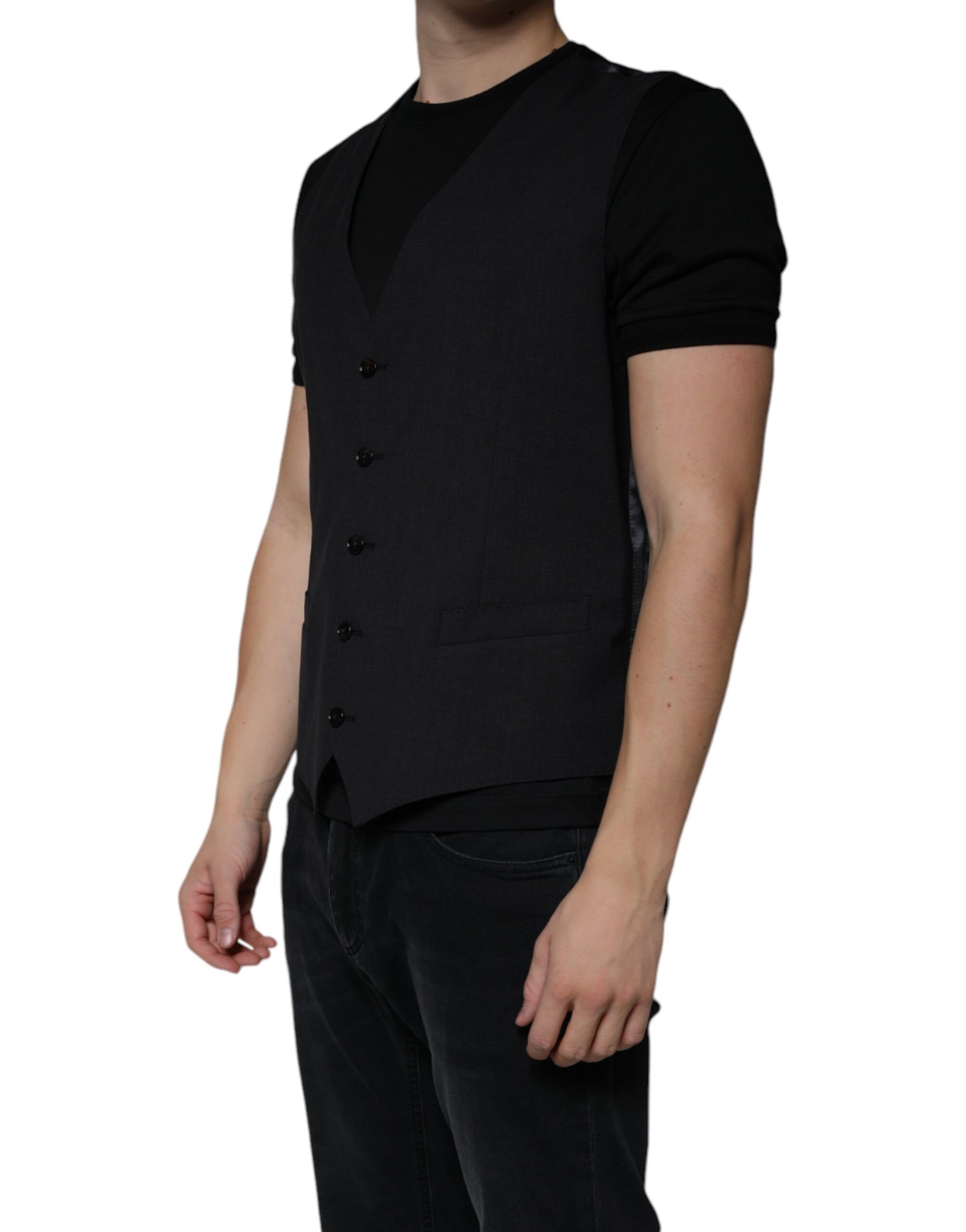Wool Waistcoat Dress Formal Men's Vest (Pre-Owned) - Dolce & Gabbana - Modalova