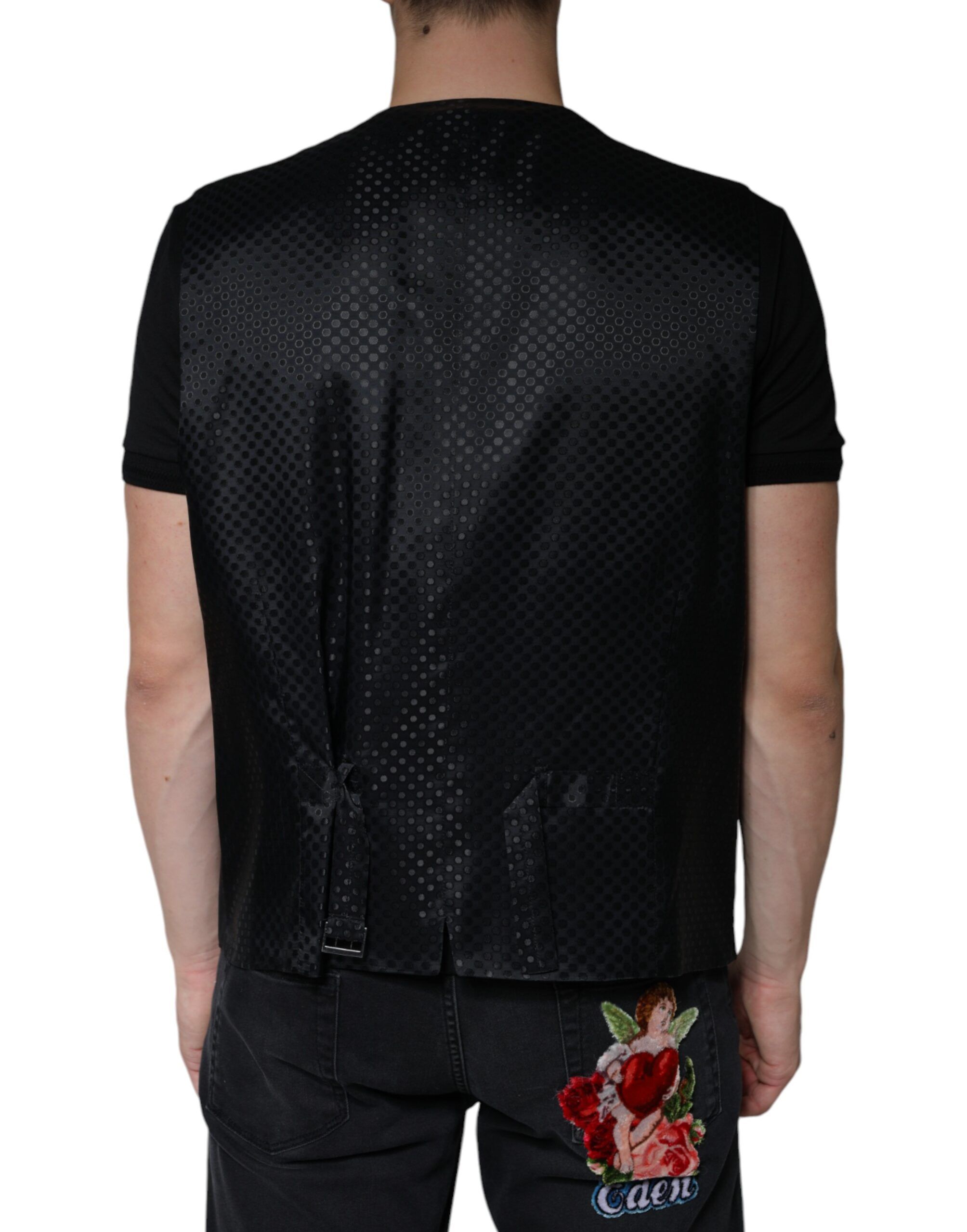 Wool Waistcoat Dress Formal Men's Vest - Dolce & Gabbana - Modalova