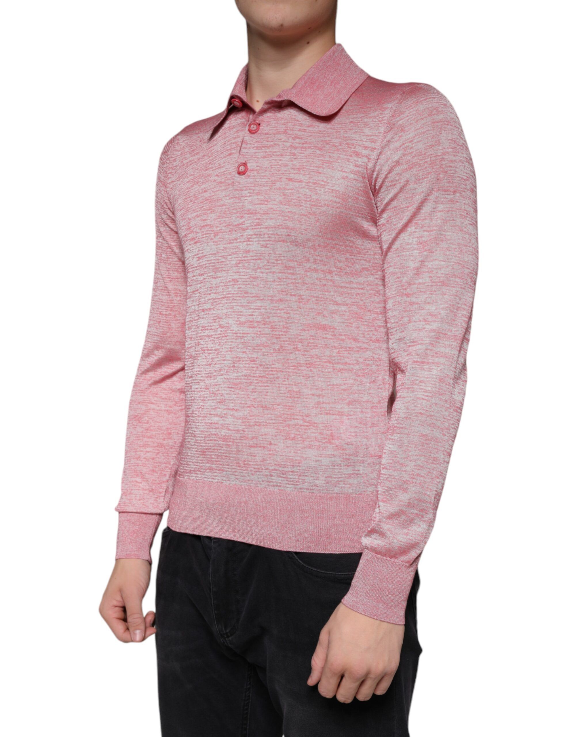Polyester Long Sleeve Men Polo Men's T-shirt - Dolce & Gabbana - Modalova