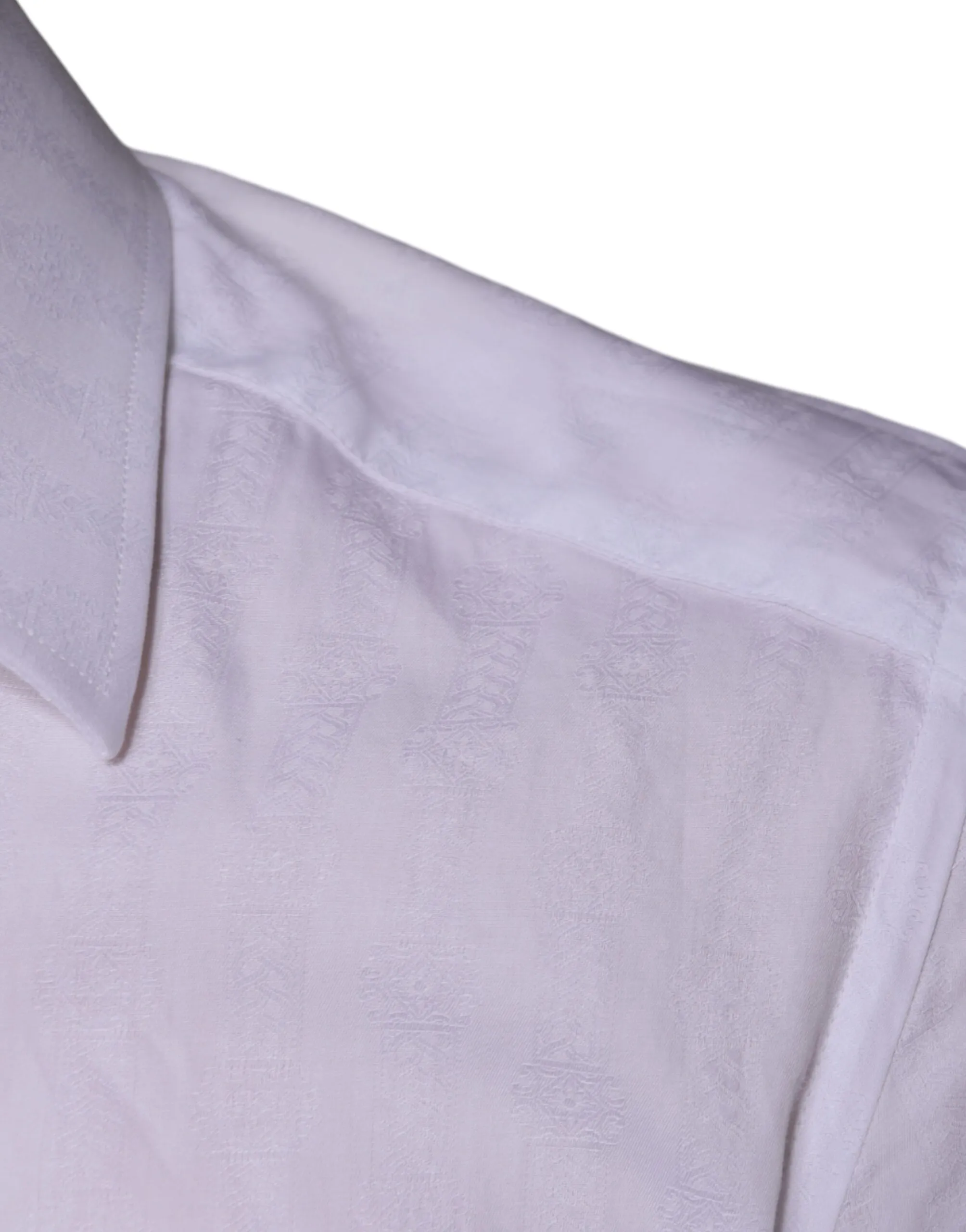 Cotton Men Dress GOLD Formal Men's Shirt - Dolce & Gabbana - Modalova