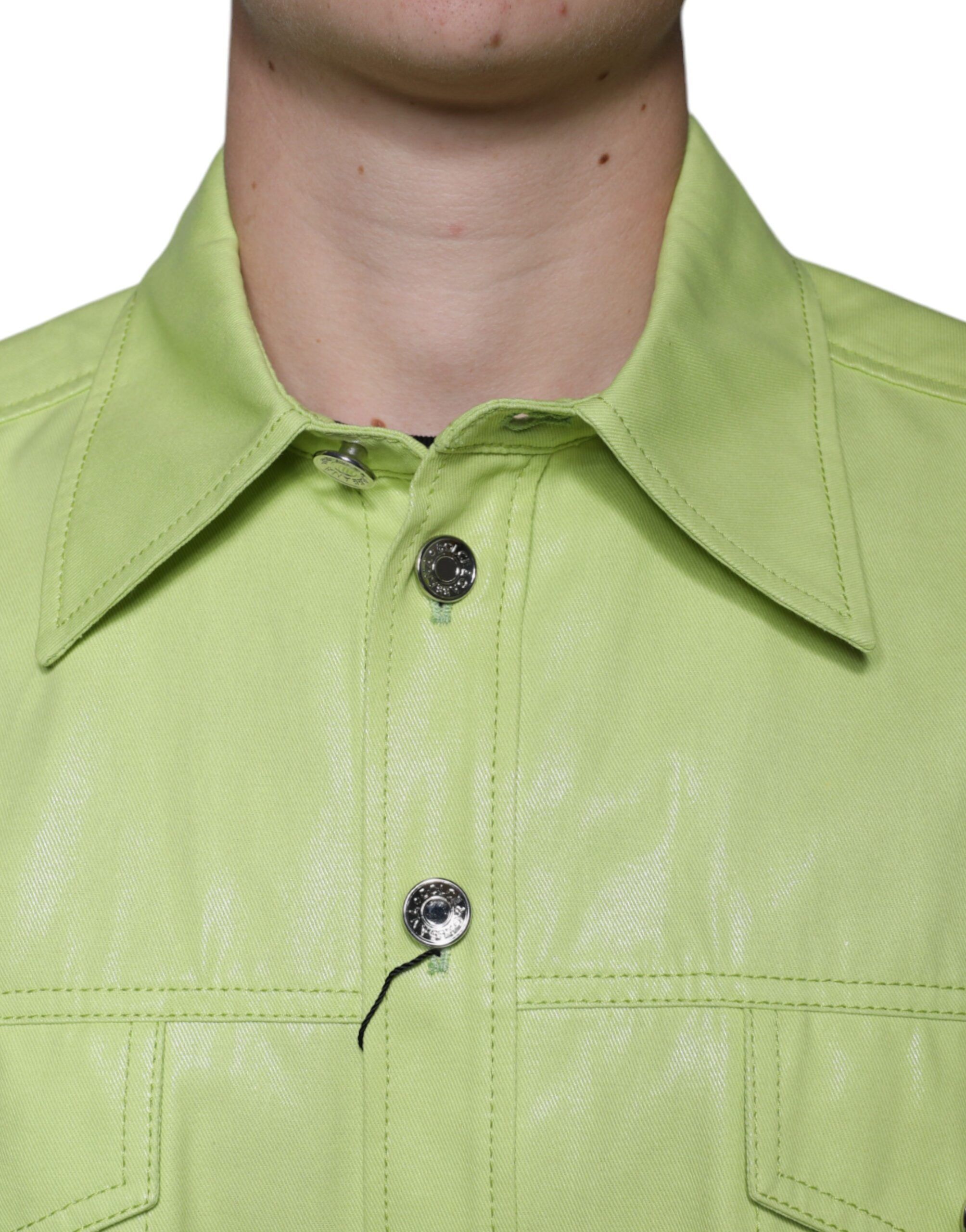 Cotton Collared Men Button Down Men's Shirt - Dolce & Gabbana - Modalova