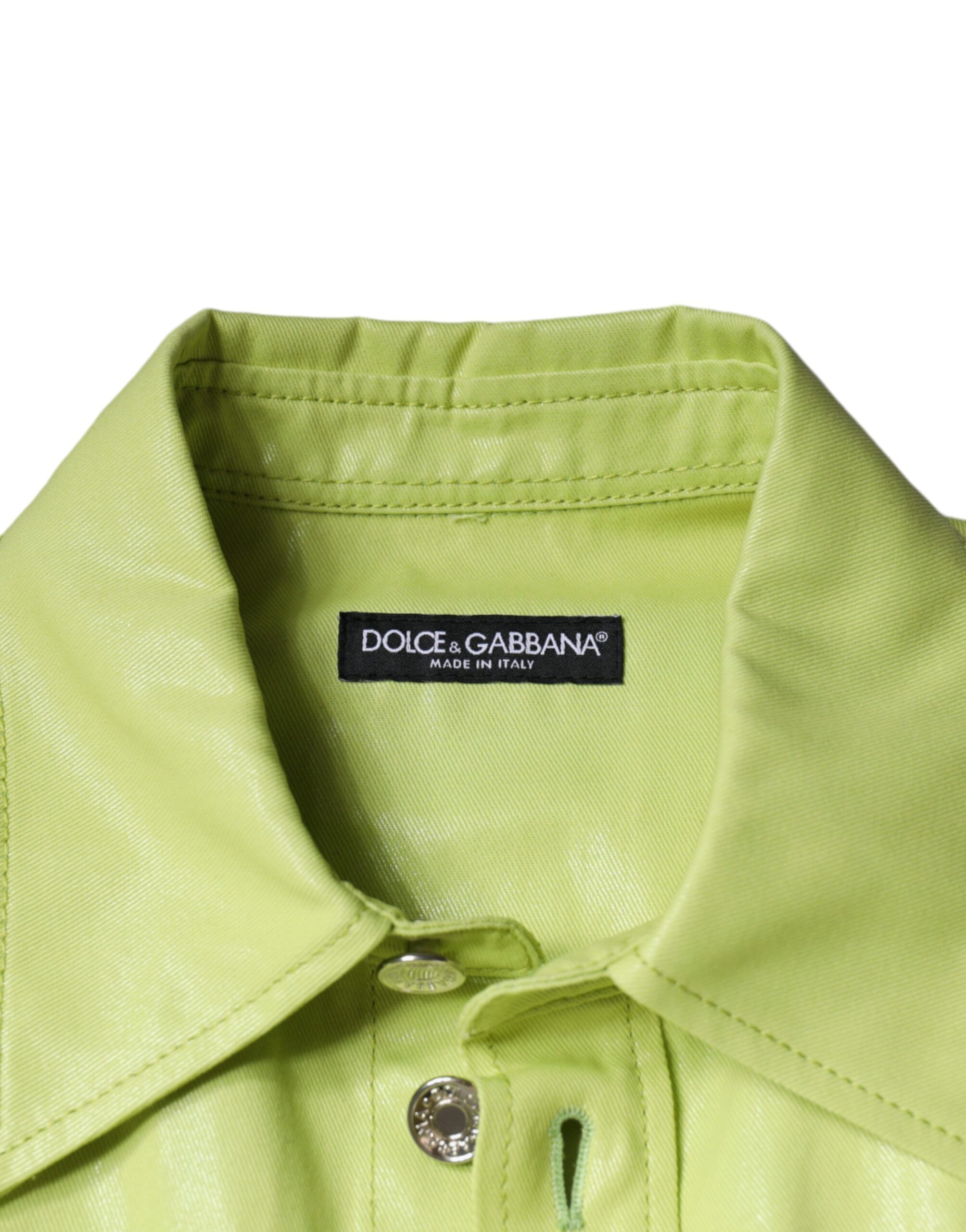 Cotton Collared Men Button Down Men's Shirt - Dolce & Gabbana - Modalova